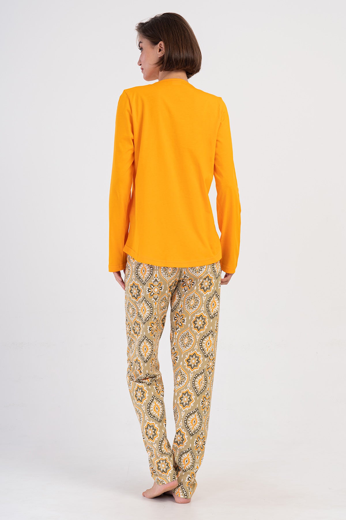 Woman Supreme Big Size Melan Pyjama Set