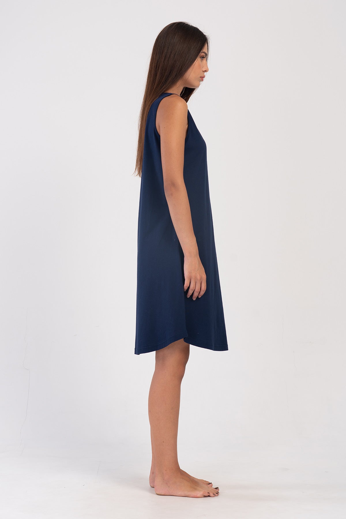 KADIN P.SUPREM O YAKA GENIS ASKILI ETEGI OVAL TUNIK