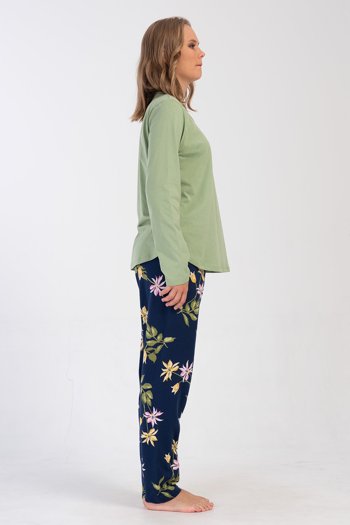 Woman Supreme Big Size Forest Pyjama Set