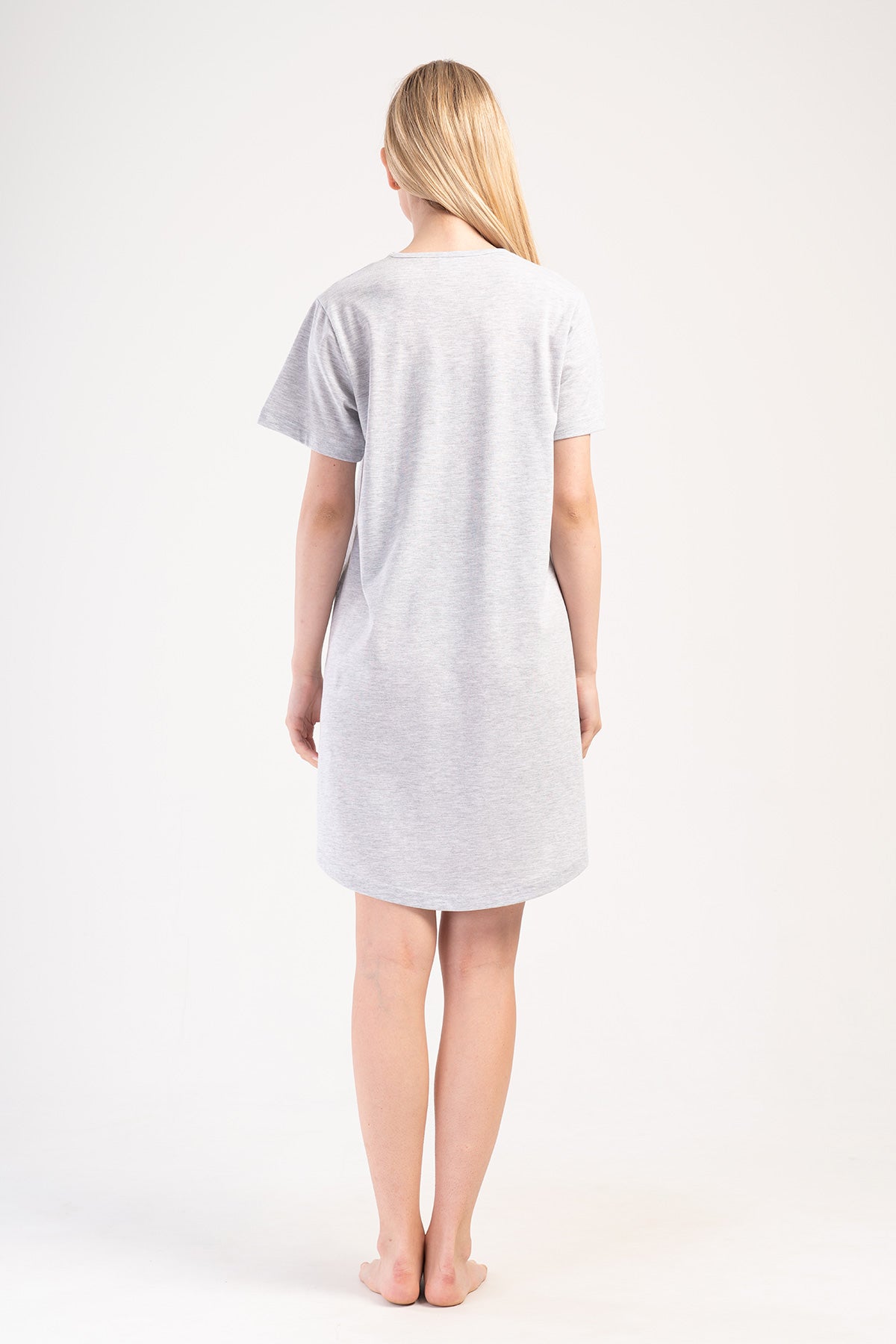 KADIN P.SUPREM XXL O YAKA KISA KOL ETEGI OVAL CEPLI TUNIK