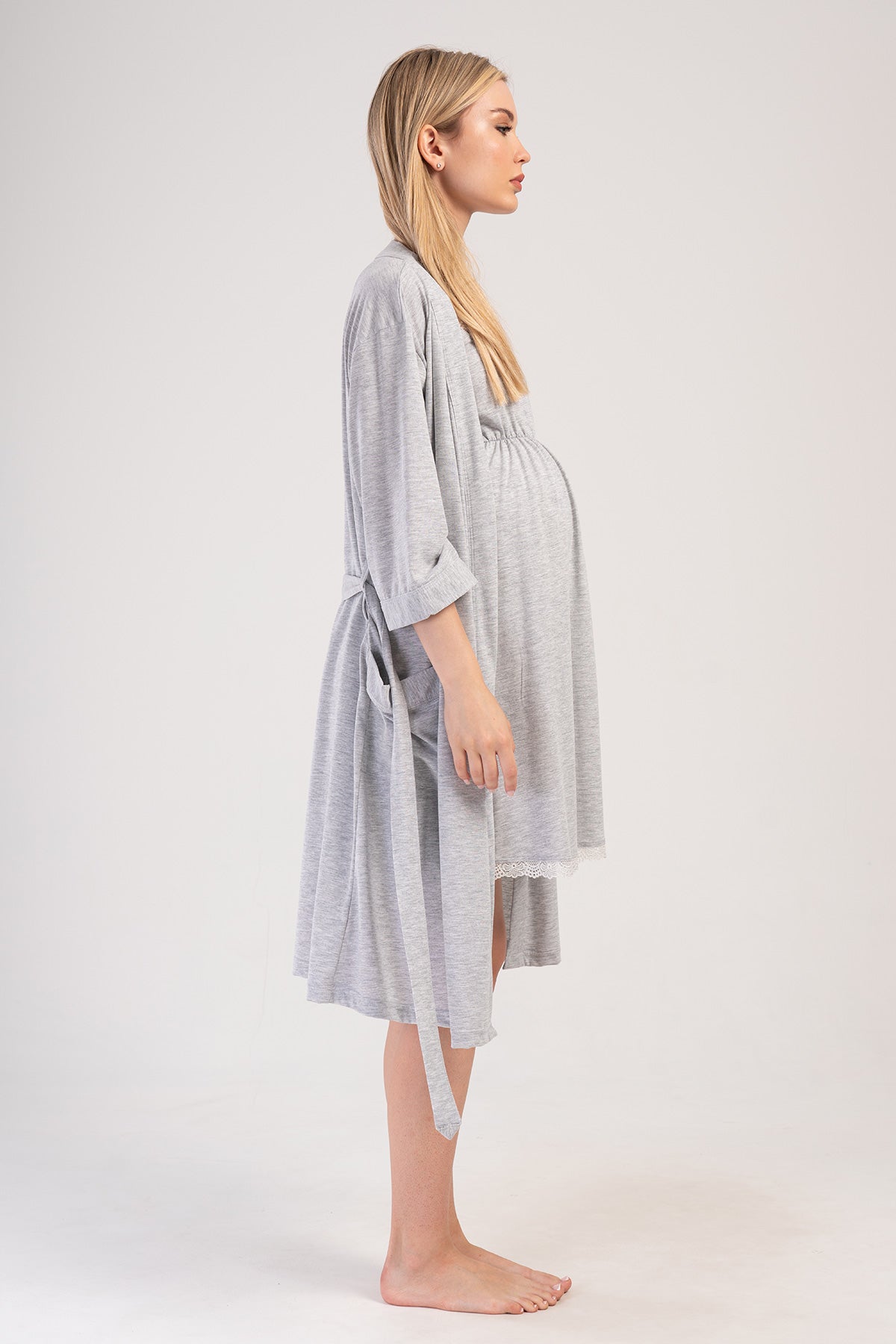 Woman Supreme Sweet Baby Pregnant Dressing Gown Set