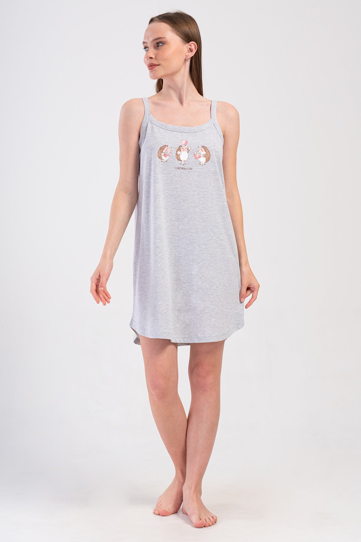 KADIN P.SUPREM XXL IP ASKILI ETEGI OVAL TUNIK