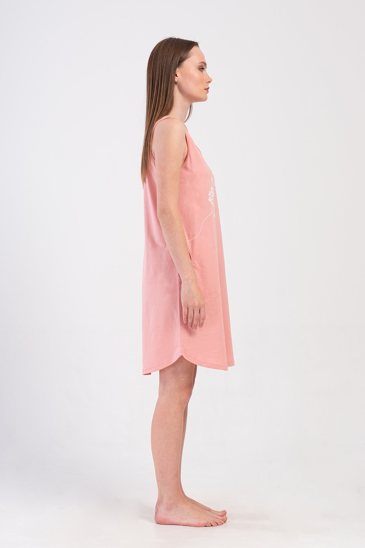 KADIN P.SUPREM GENIS ASKILI ETEGI OVAL CEPLI TUNIK