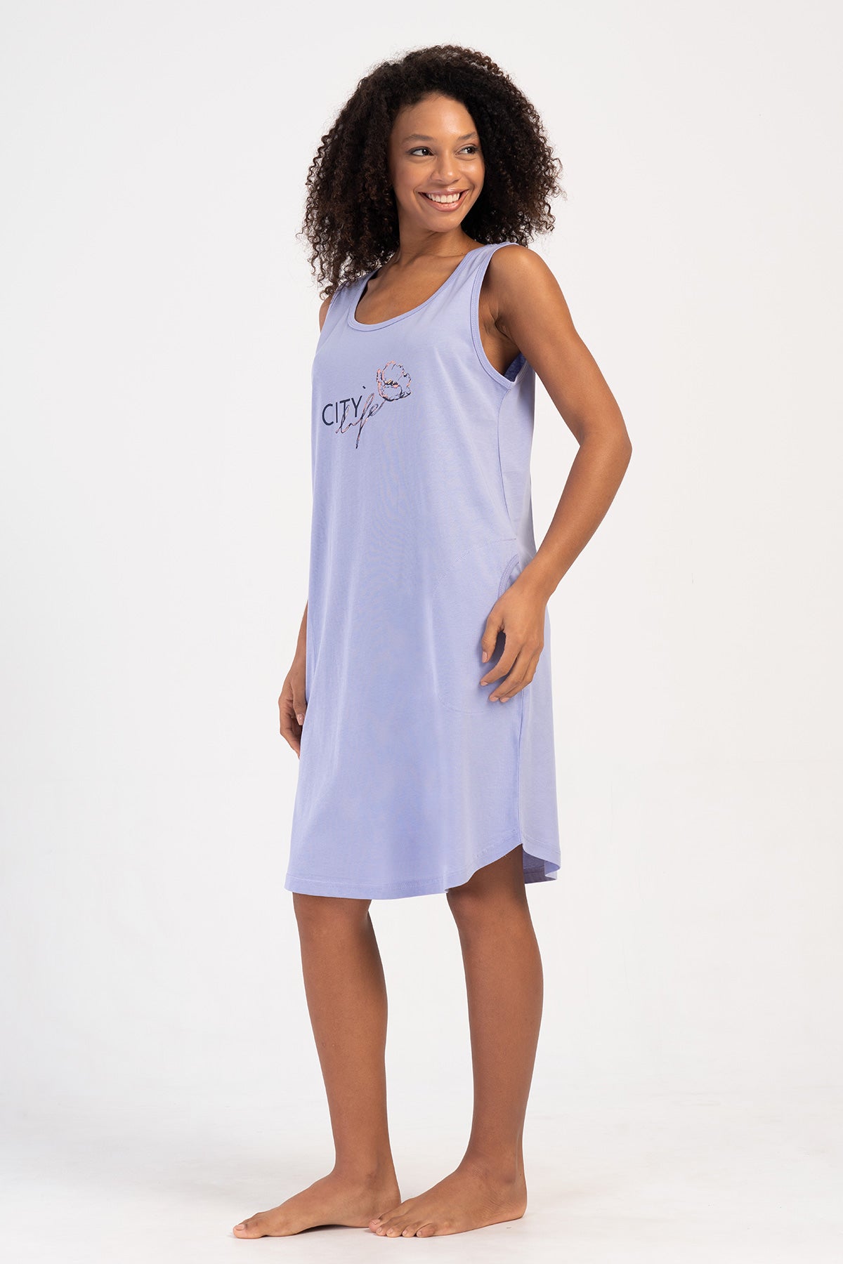 KADIN P.SUPREM XXL GENIS ASKILI ETEGI OVAL CEPLI TUNIK