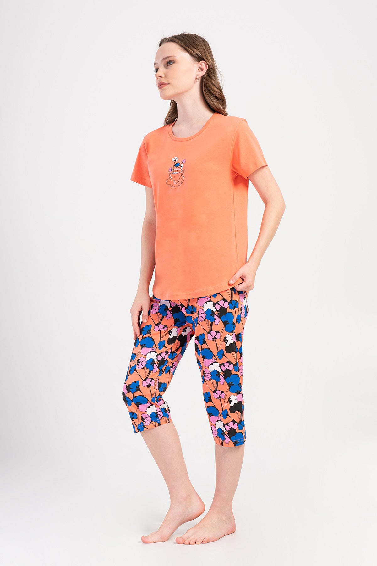 KADIN P.SUPREM O YAKA KISA KOL ETEGI OVAL KAPRI TAKIM