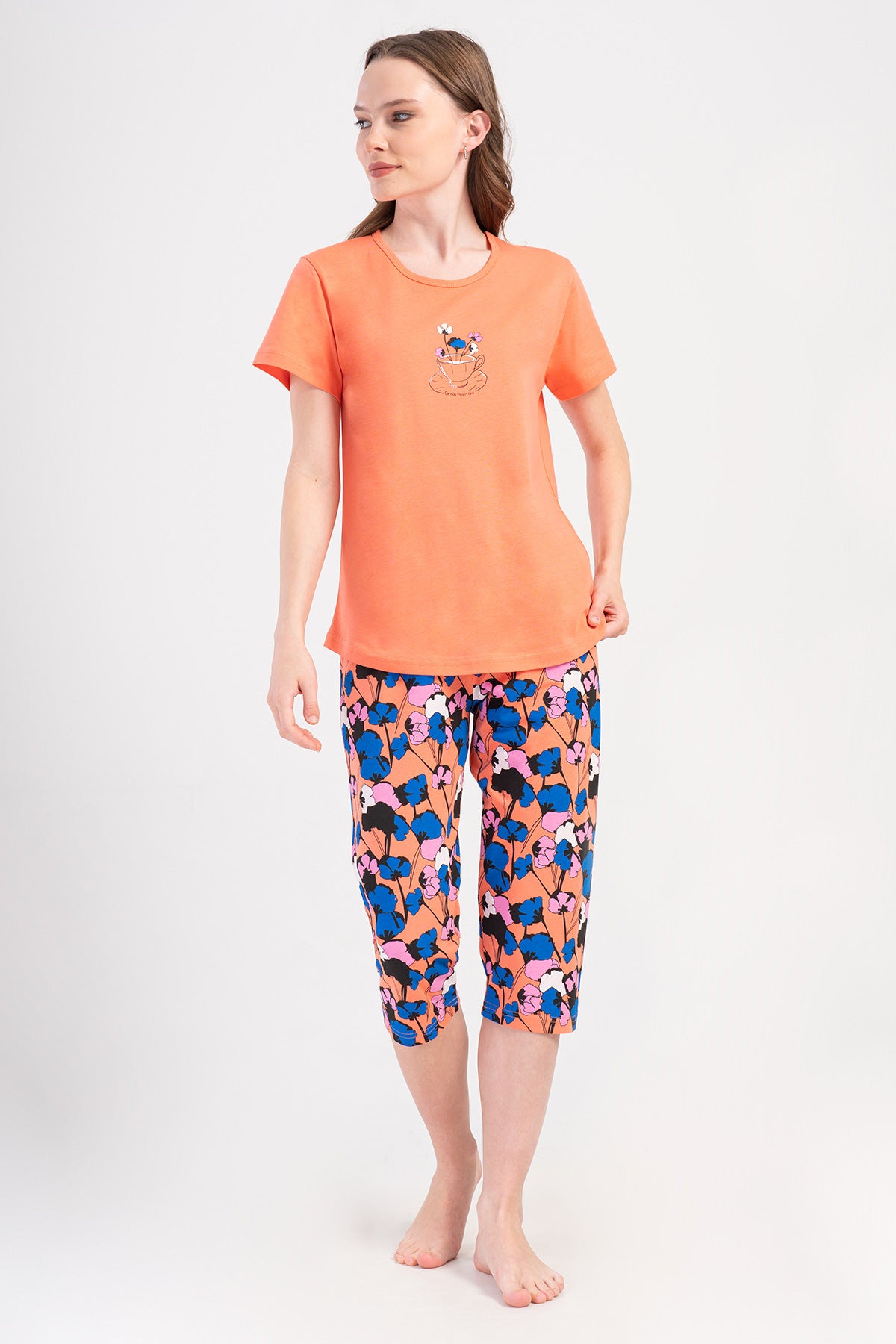 KADIN P.SUPREM O YAKA KISA KOL ETEGI OVAL KAPRI TAKIM