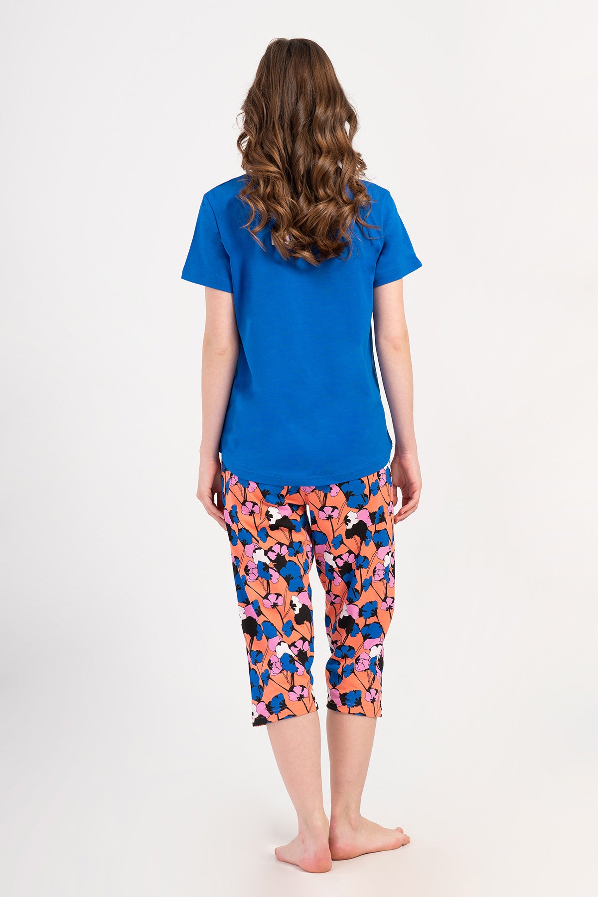 Woman Supreme Big Size Saqa Capri Set