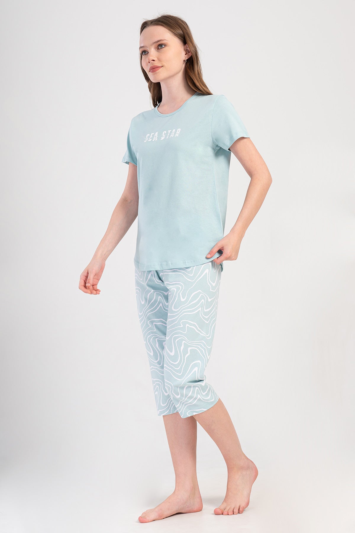 KADIN P.SUPREM O YAKA KISA KOL ETEGI OVAL KAPRI TAKIM