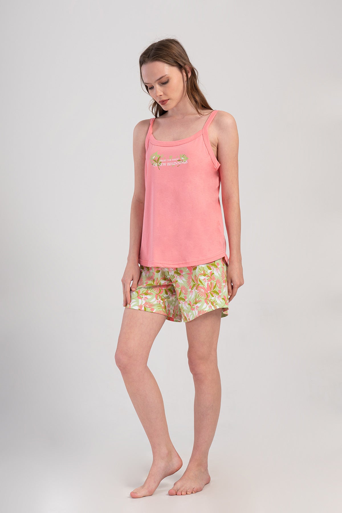 Woman Supreme Big Size Lase Short Set