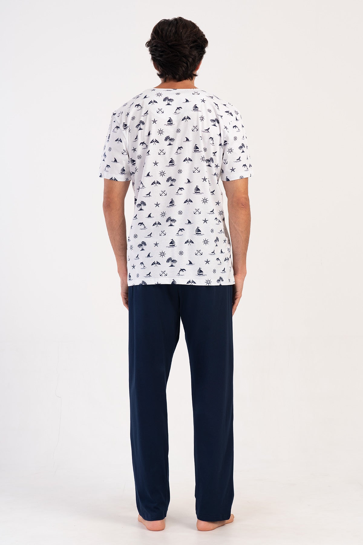 CEPLI ERKEK P.SUPREM O YAKA KISA KOL PIJAMA TAKIM