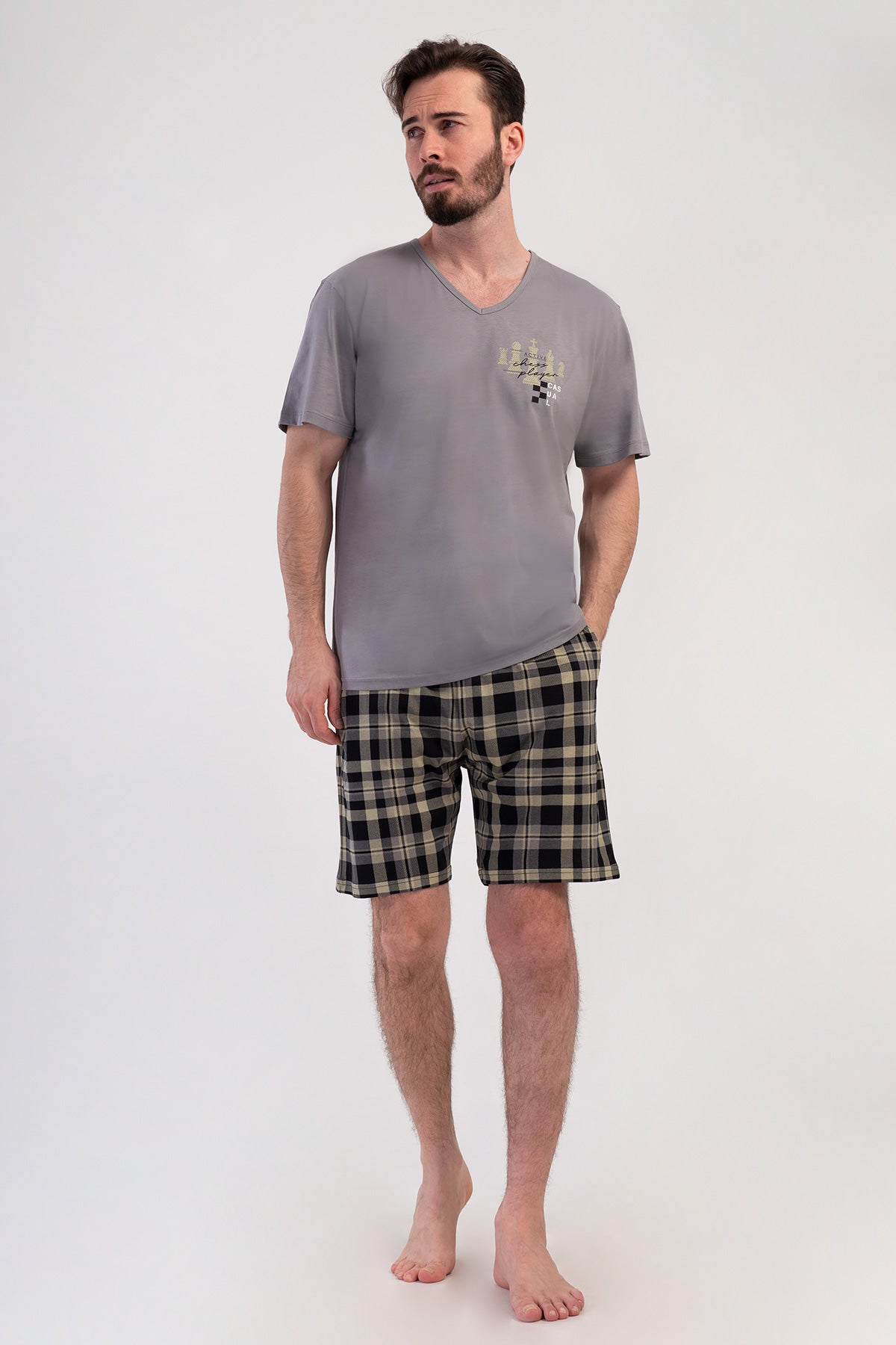 Man Supreme Big Size Suzet Short Set