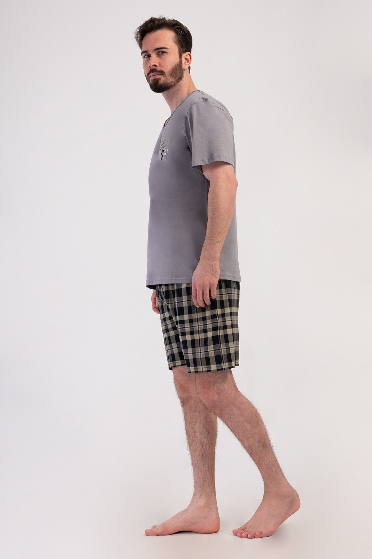 Man Supreme Big Size Suzet Short Set