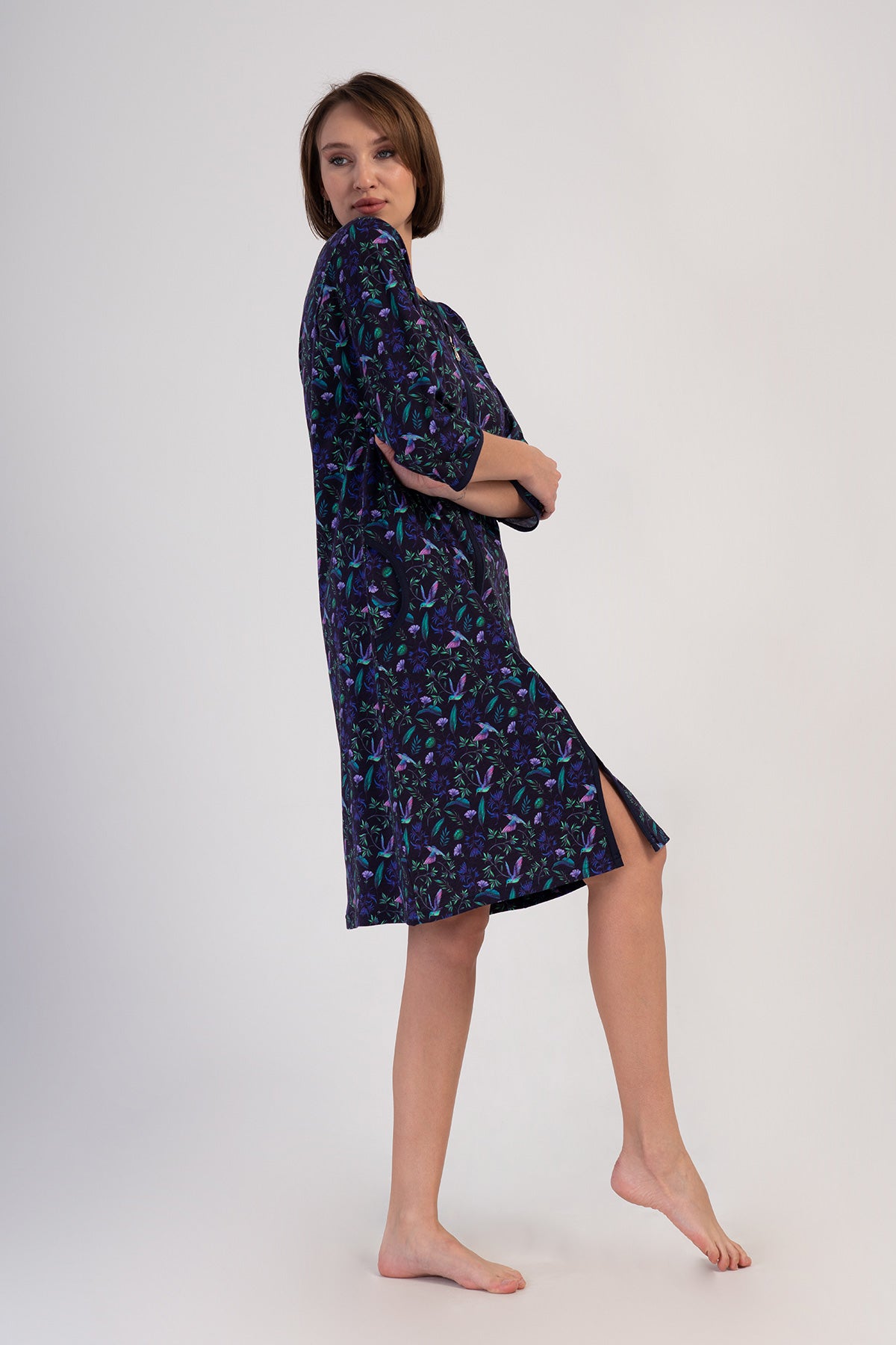 Woman Supreme Big Size Bekira Home Dress