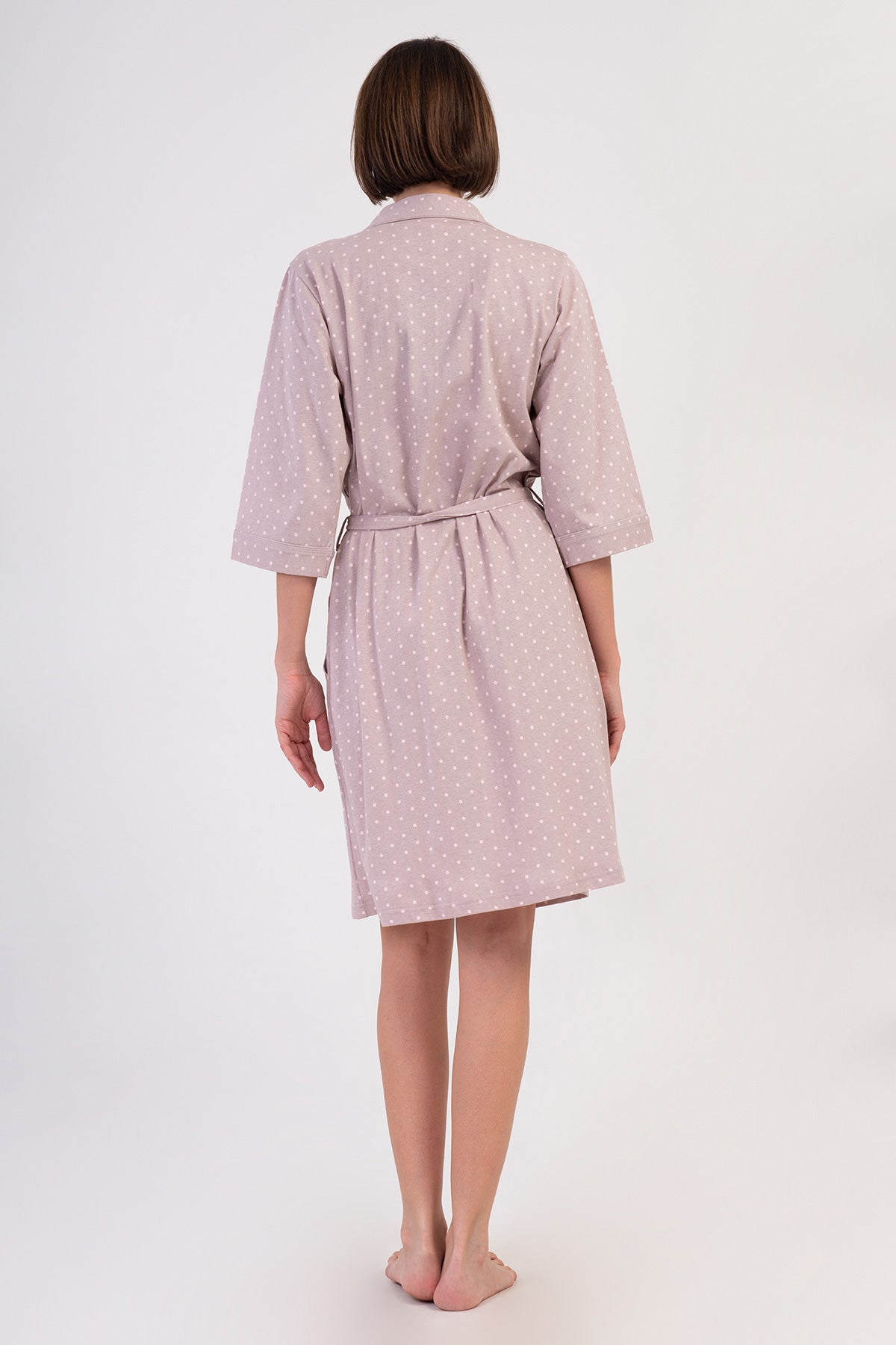 Woman Supreme Big Size Browni Dressing Gown