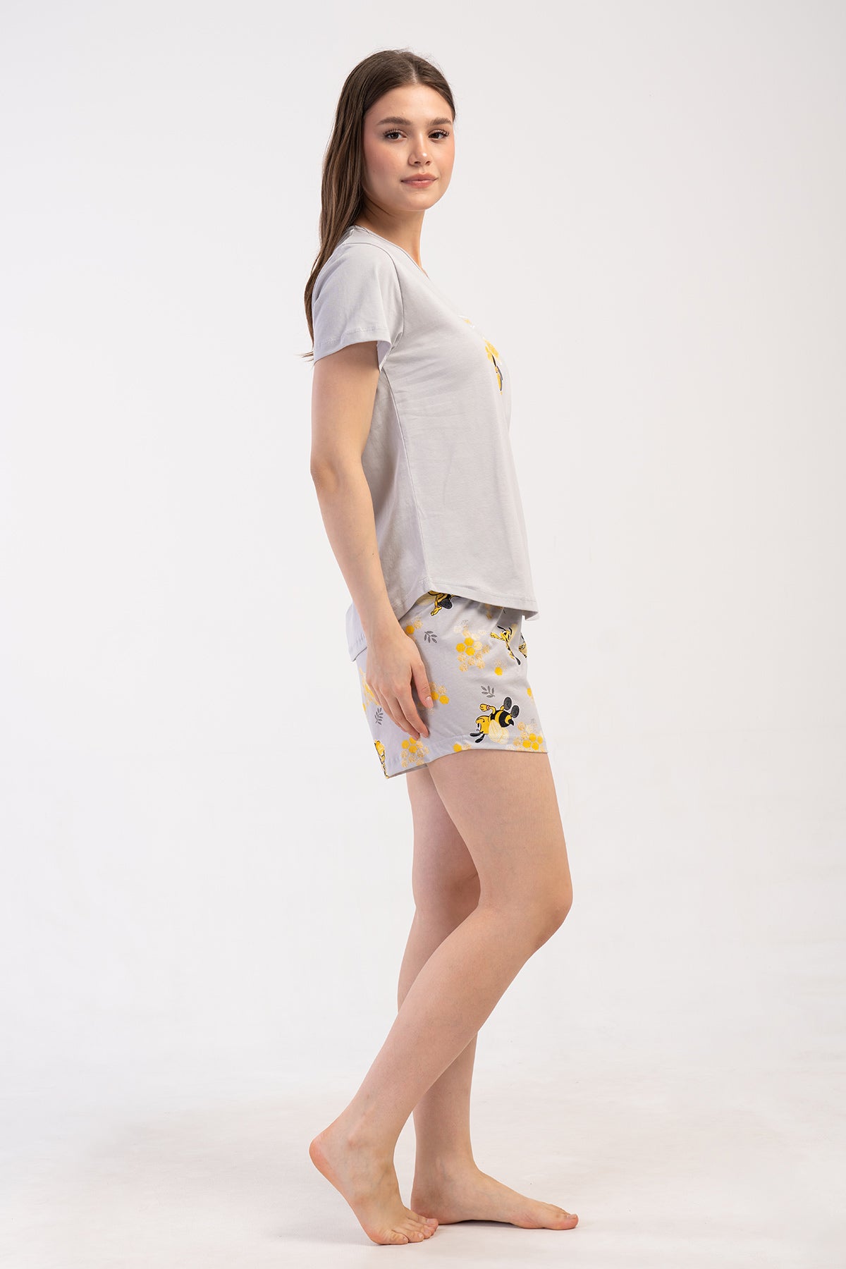 KADIN P.SUPREM O YAKA KISA KOL ETEGI OVAL SORT TAKIM