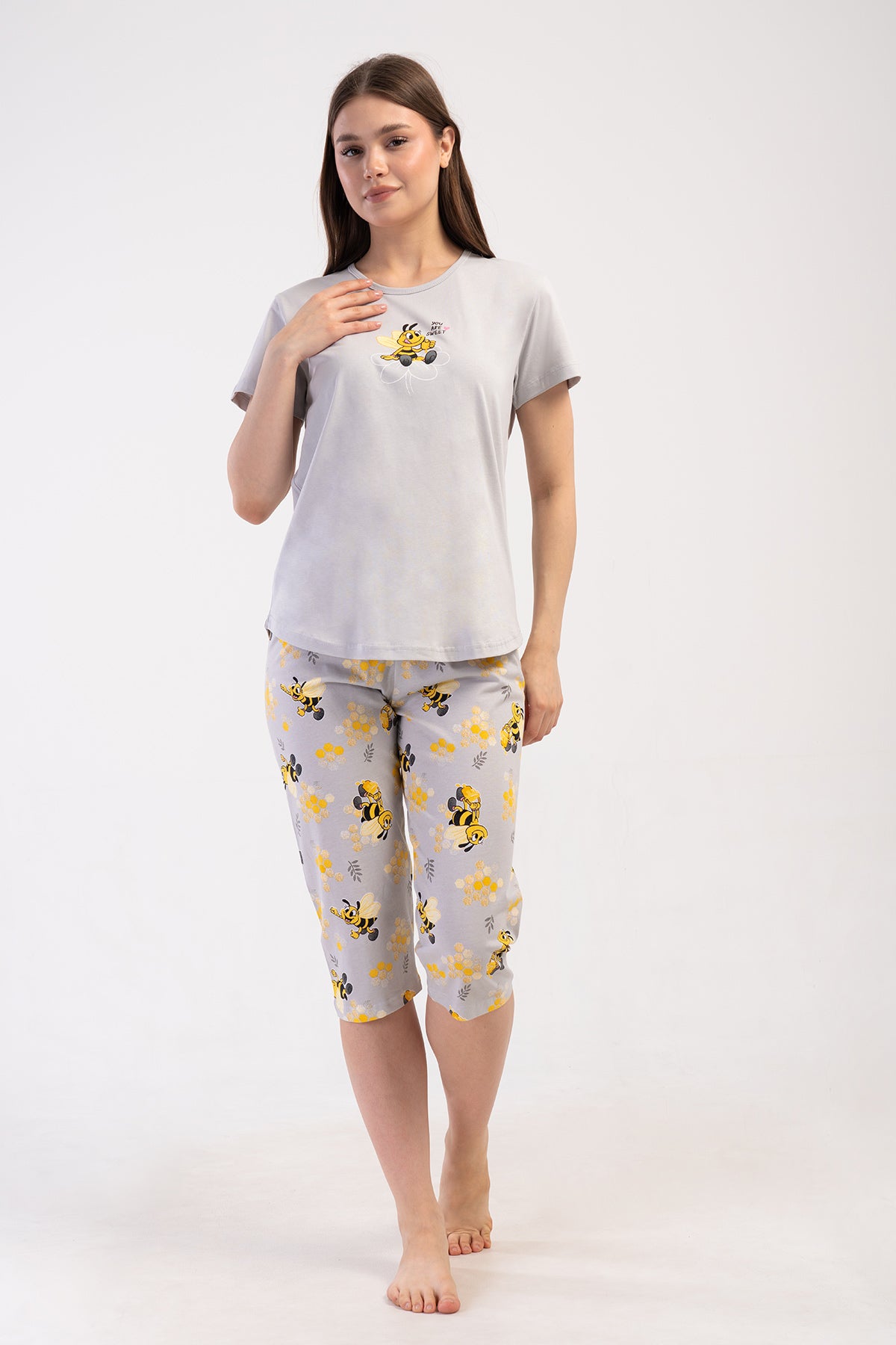 KADIN P.SUPREM O YAKA KISA KOL ETEGI OVAL KAPRI TAKIM