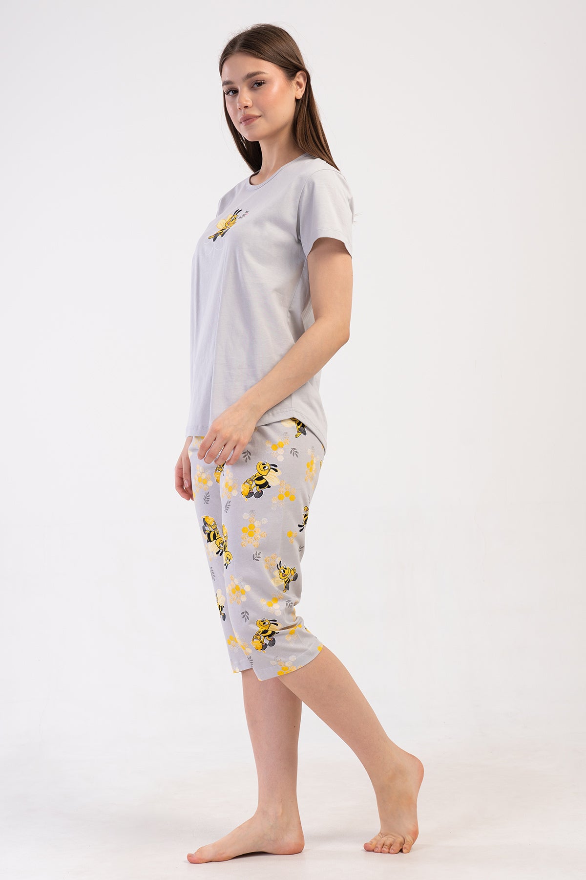 KADIN P.SUPREM O YAKA KISA KOL ETEGI OVAL KAPRI TAKIM