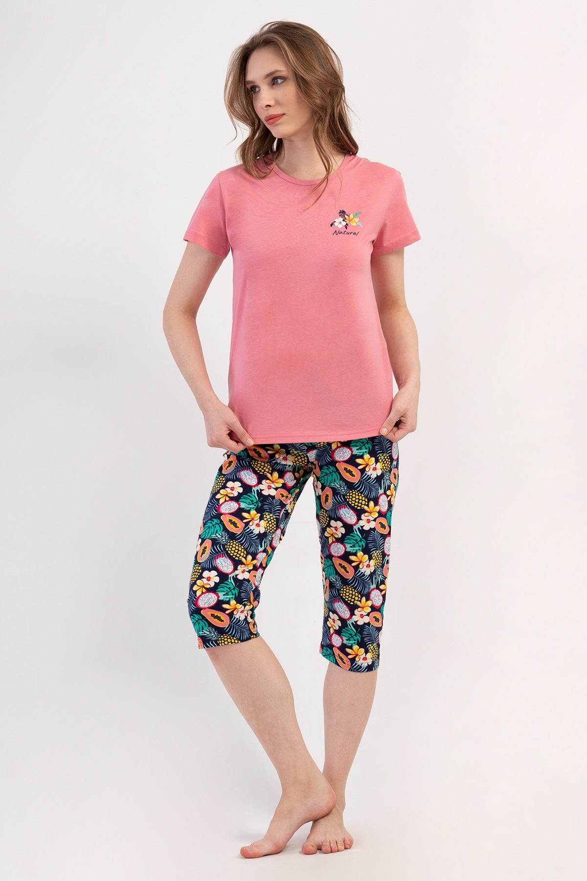 KADIN P.SUPREM O YAKA KISA KOL ETEGI OVAL KAPRI TAKIM