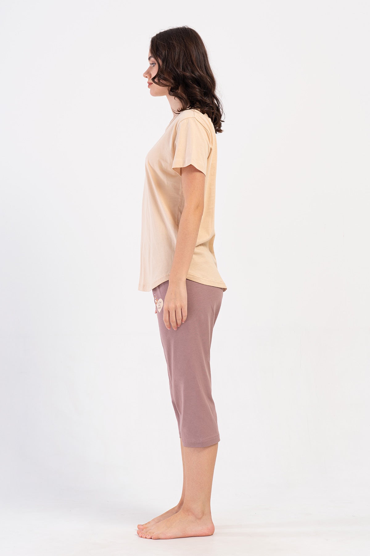 KADIN P.SUPREM O YAKA KISA KOL ETEGI OVAL KAPRI TAKIM