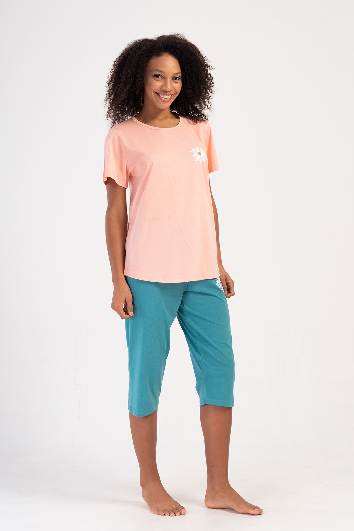 Woman Supreme Big Size Tevia Capri Set