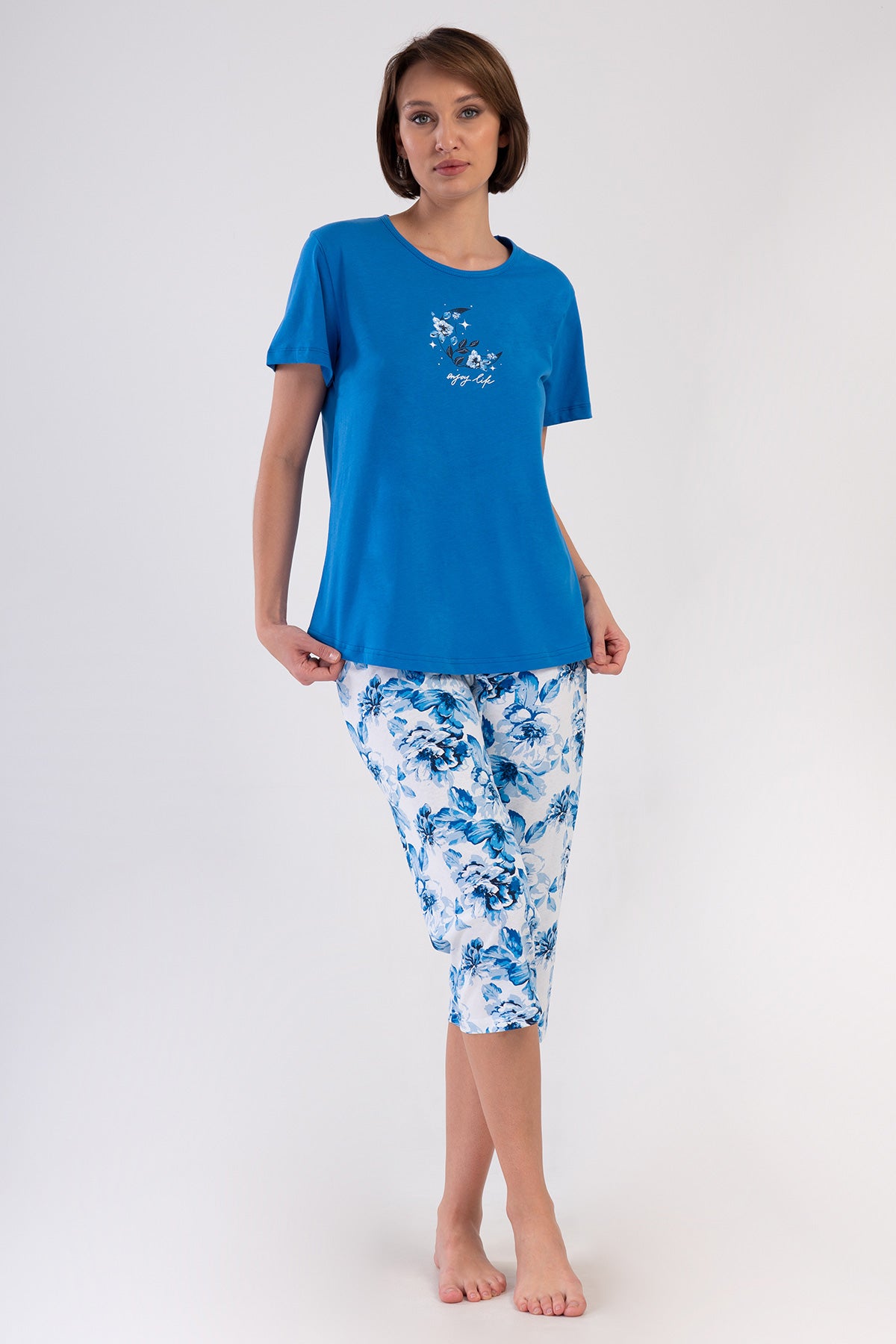 Woman Supreme Big Size Marin Capri Set