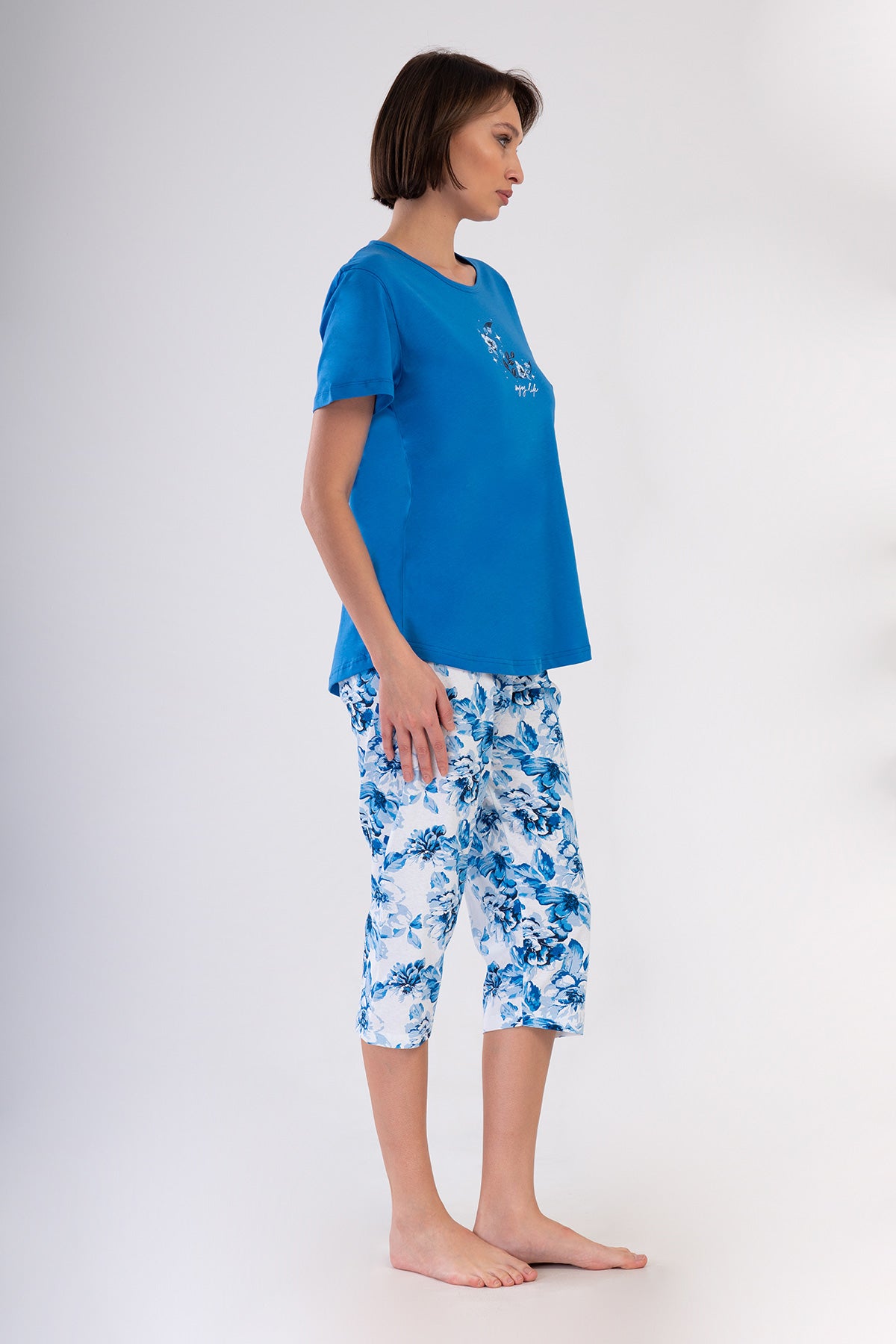 Woman Supreme Big Size Marin Capri Set