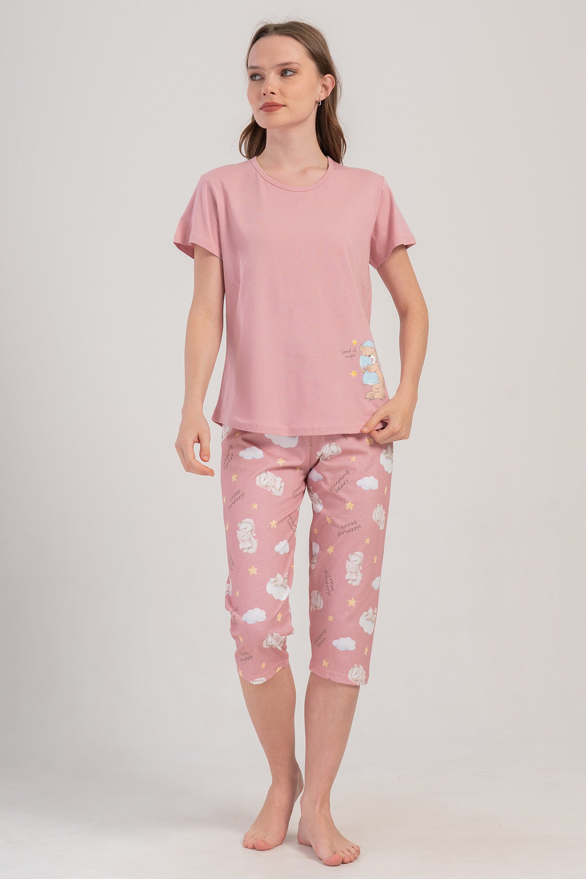 Woman Supreme Melon Capri Set