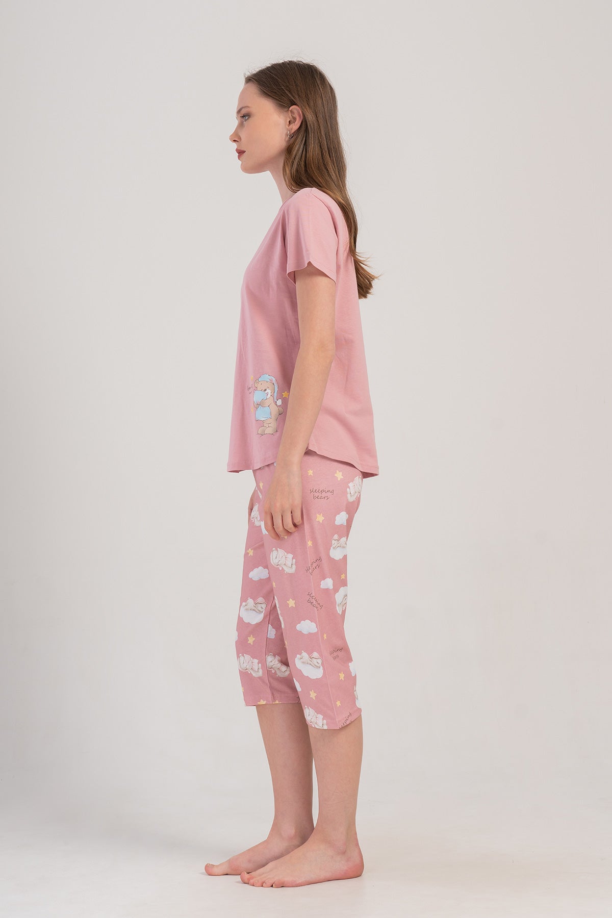 Woman Supreme Melon Capri Set