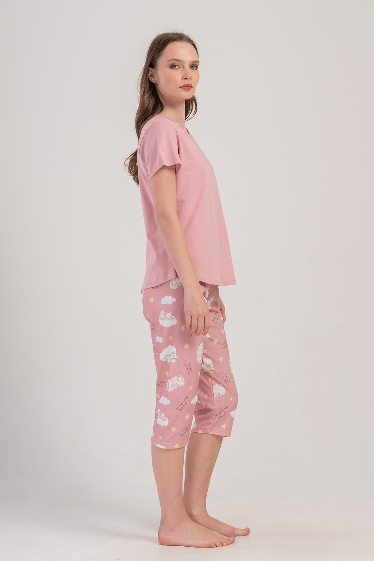 Woman Supreme Melon Capri Set