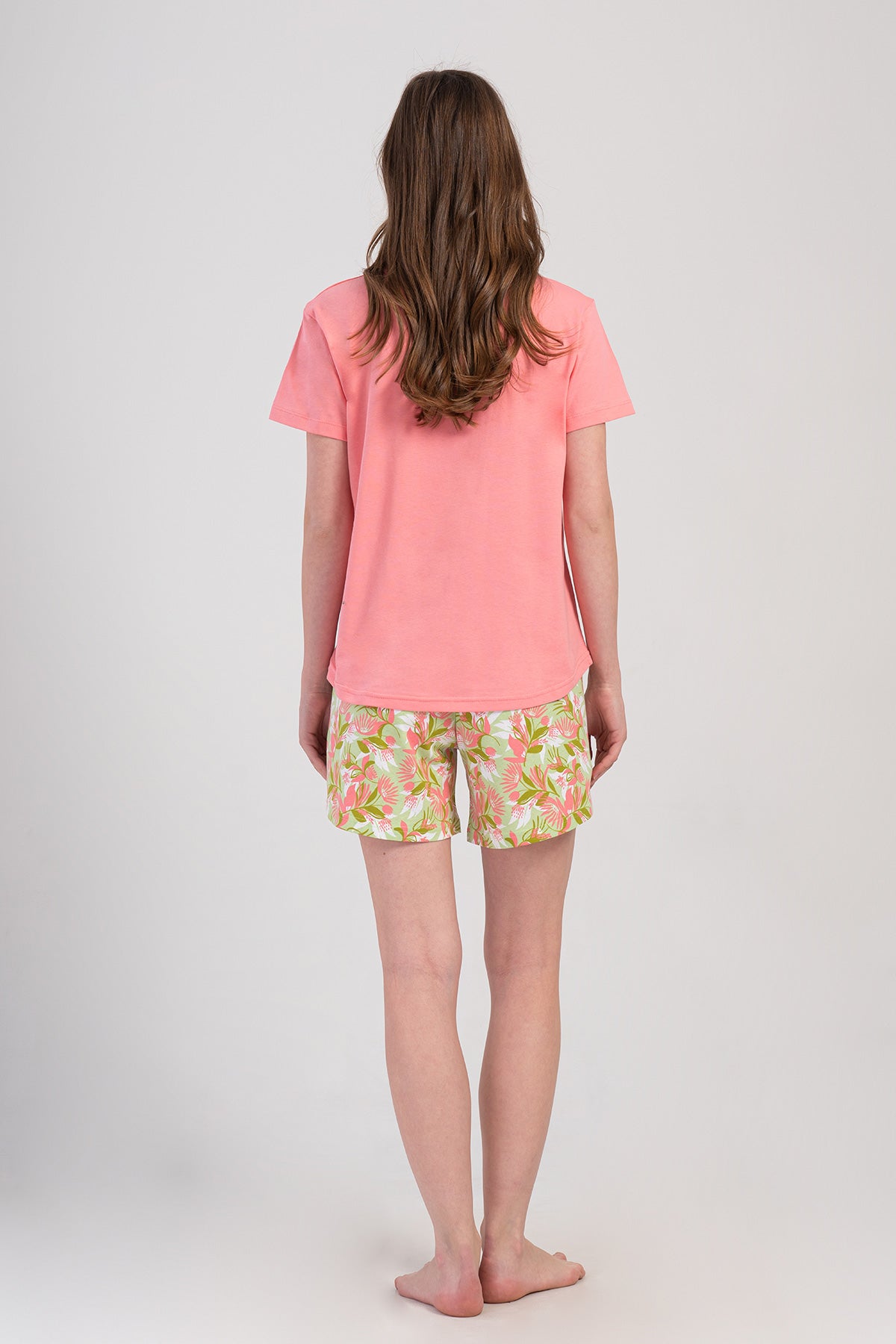 Woman Supreme Lase Short Sleeve Short Set