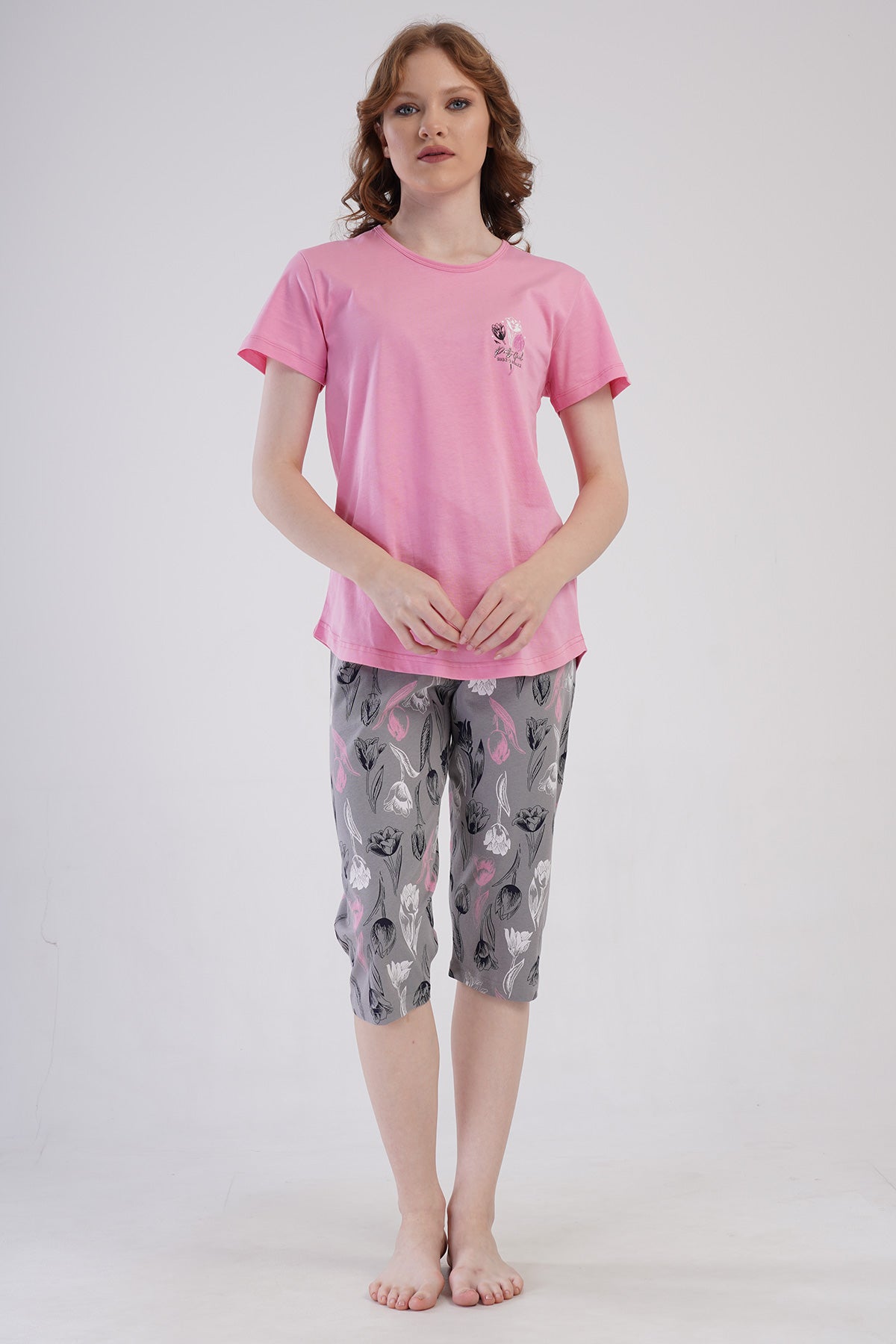 KADIN P.SUPREM O YAKA KISA KOL ETEGI OVAL KAPRI TAKIM