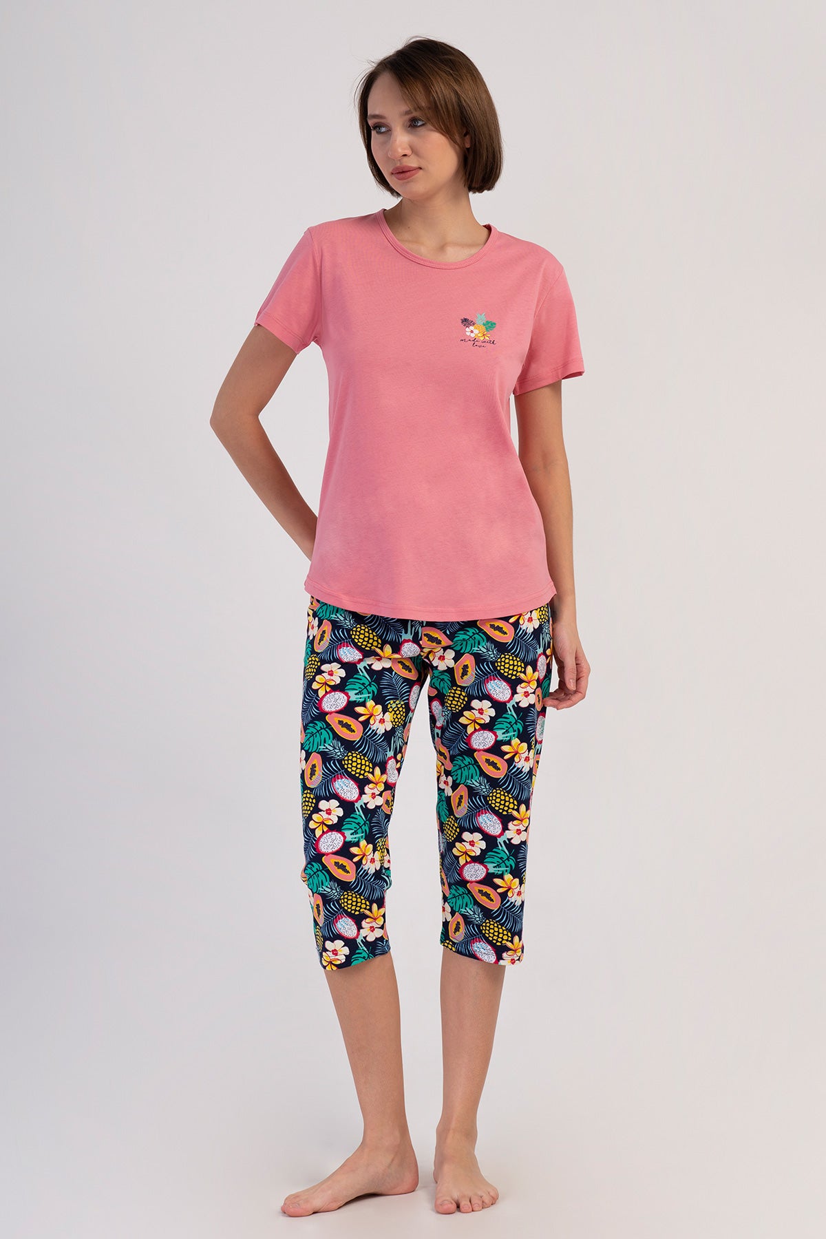 KADIN P.SUPREM O YAKA KISA KOL ETEGI OVAL KAPRI TAKIM