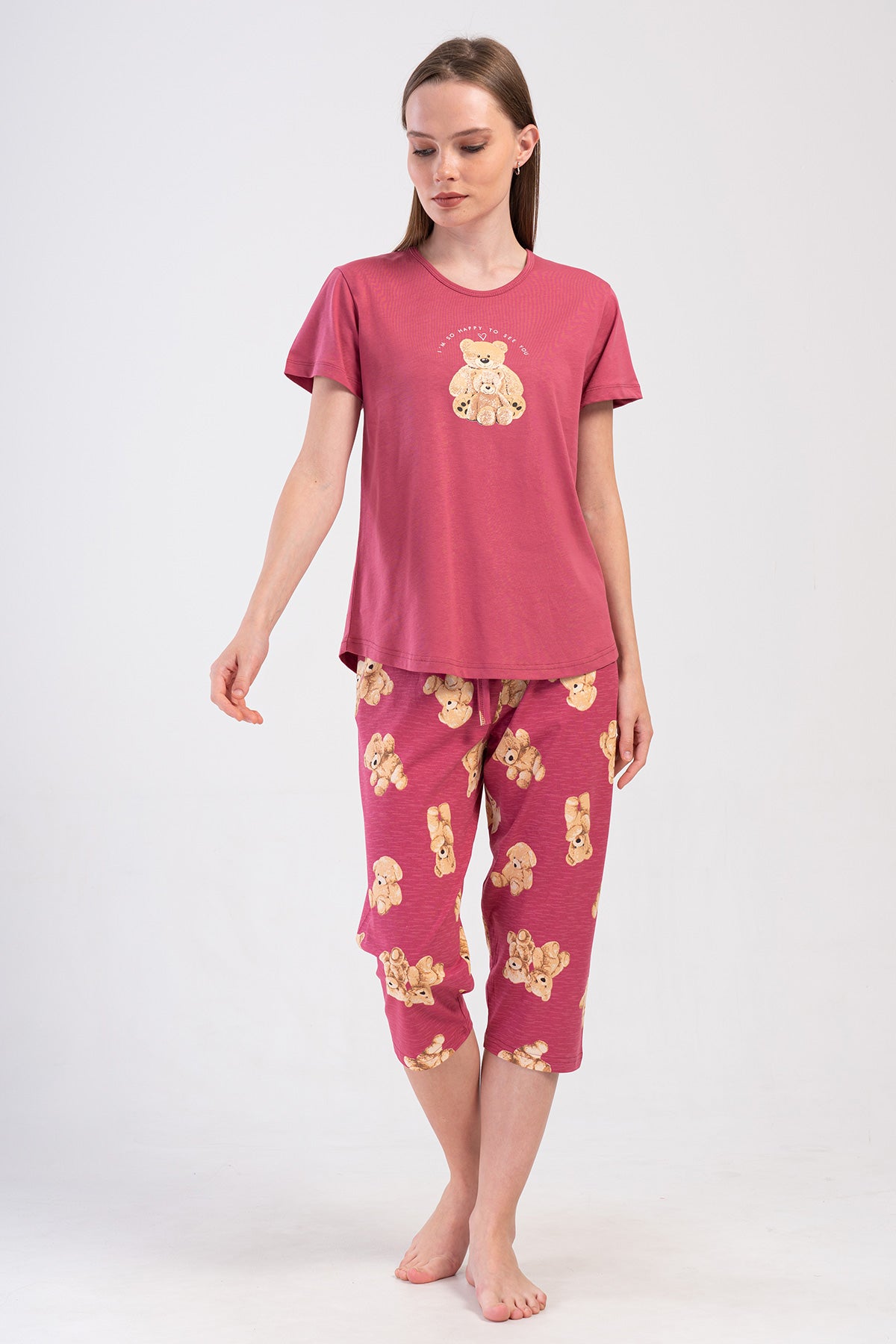 KADIN P.SUPREM O YAKA KISA KOL ETEGI OVAL KAPRI TAKIM