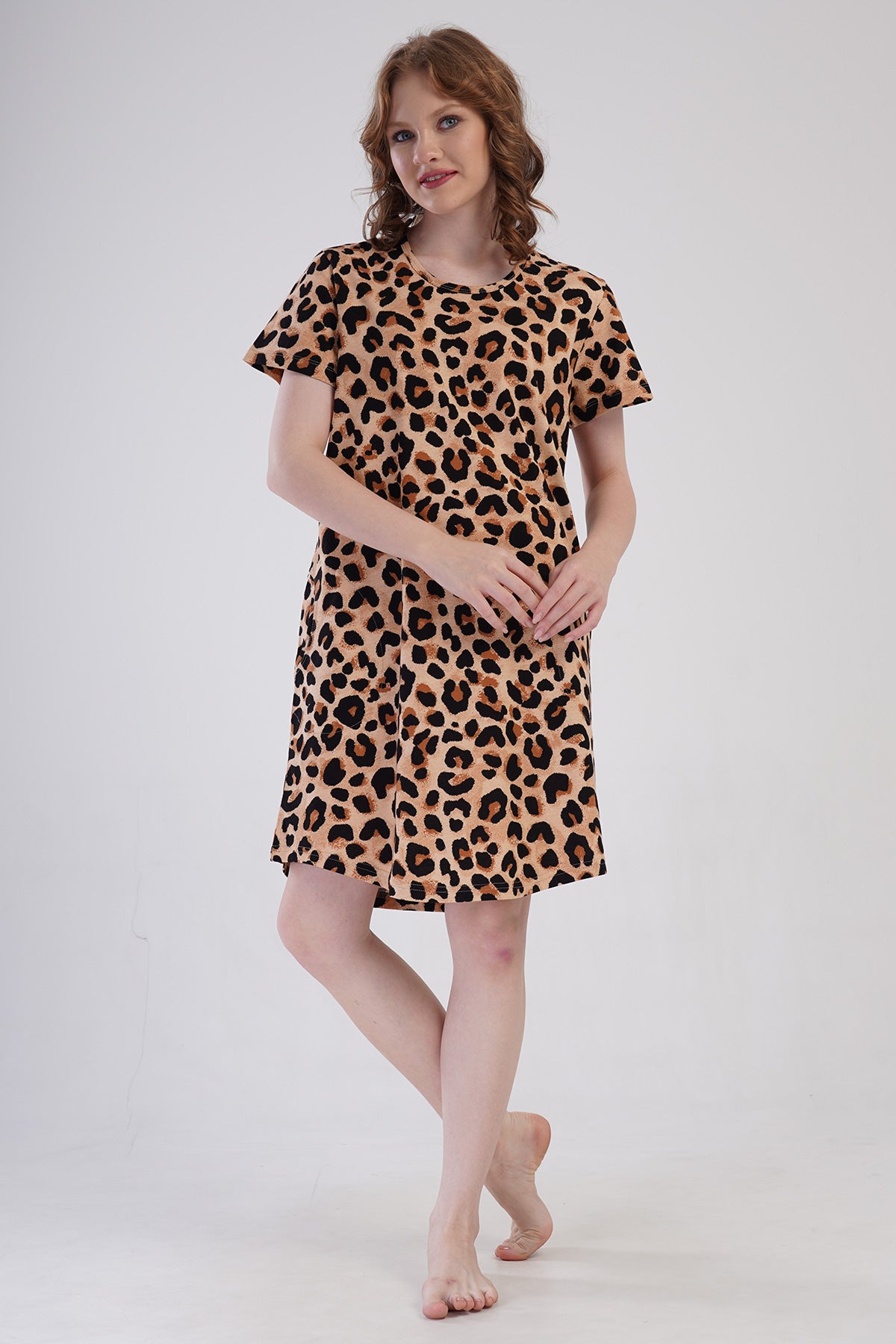 Woman Supreme Big Size Leopard Tunic