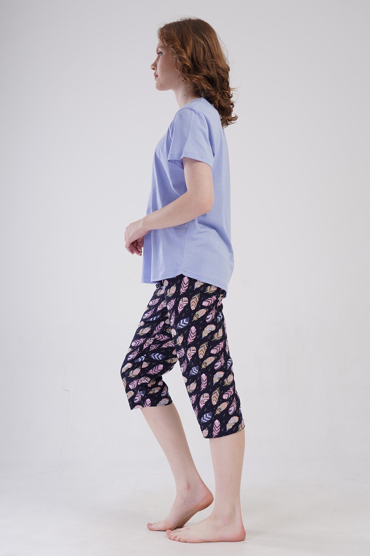 Woman Supreme Big Size Nera Capri Set