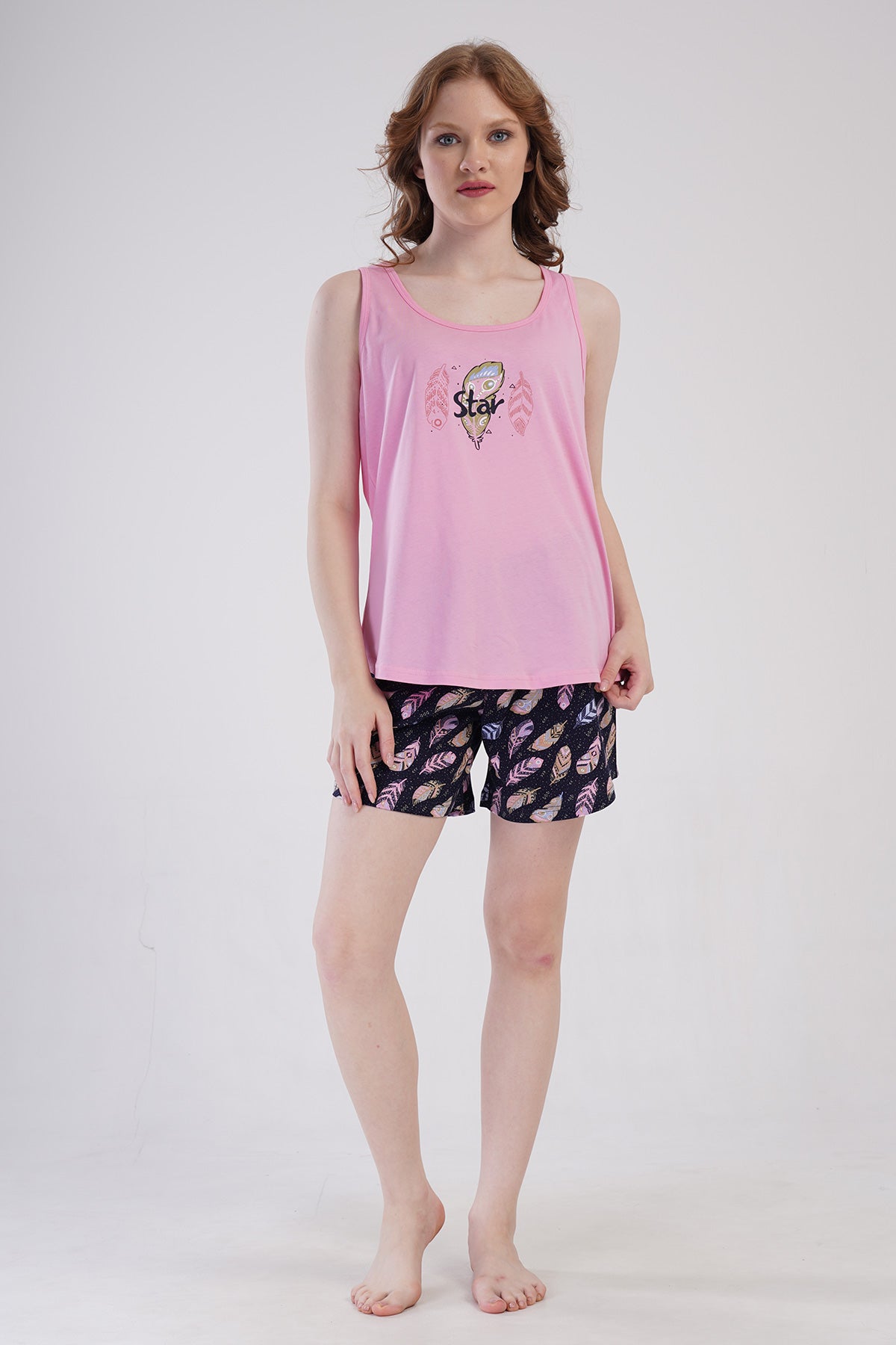 Woman Supreme Big Size Nera Short Set