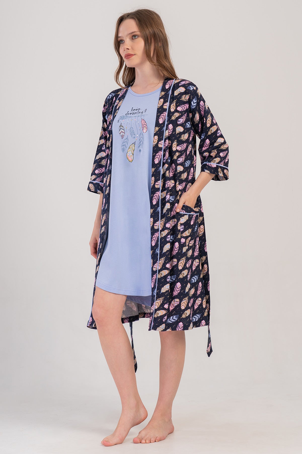 KADIN P.SUPREM KISA KOL TUNIK+ 3/4KOL SABAHLIK TAKIM