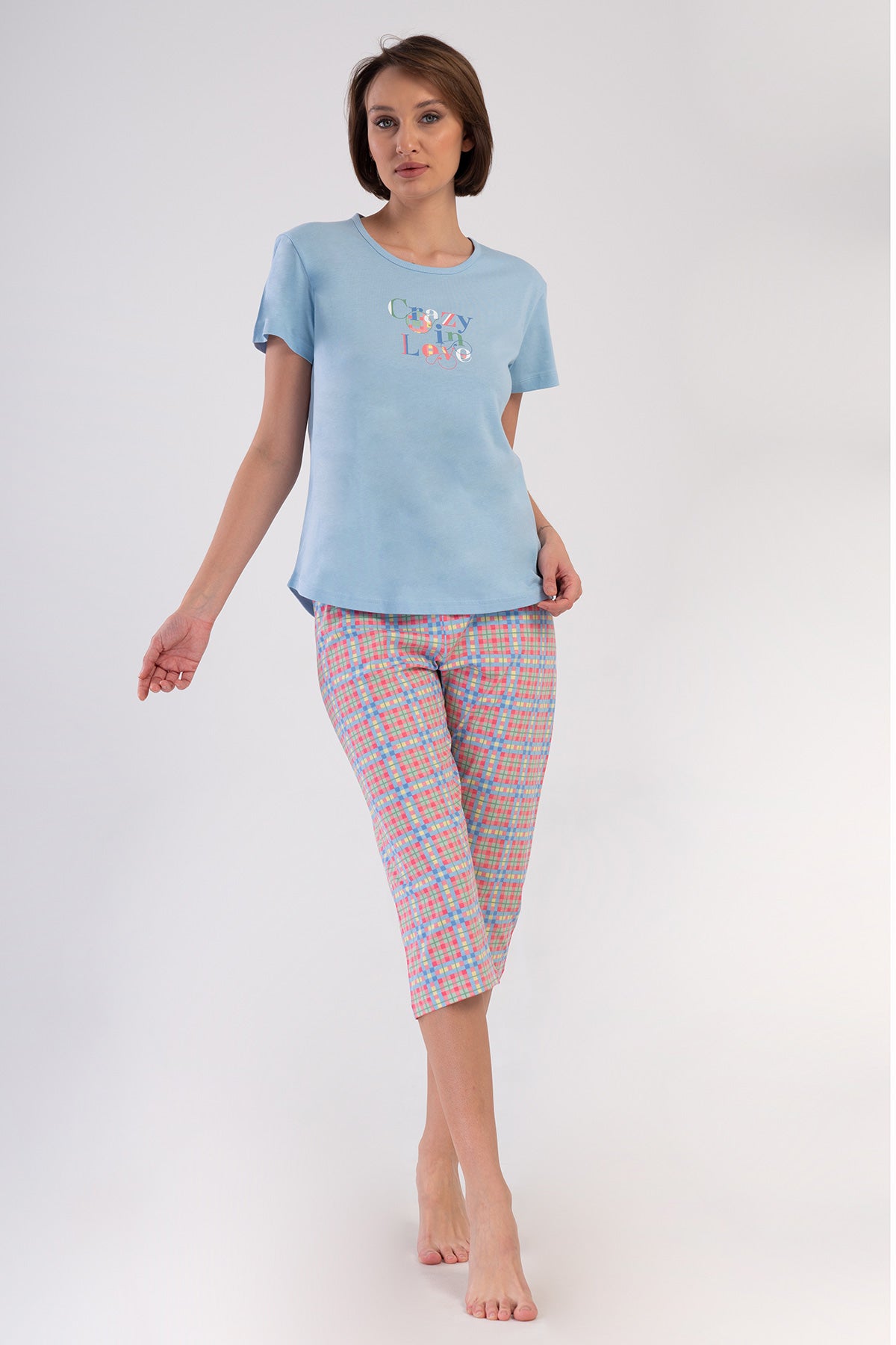 KADIN P.SUPREM O YAKA KISA KOL ETEGI OVAL KAPRI TAKIM