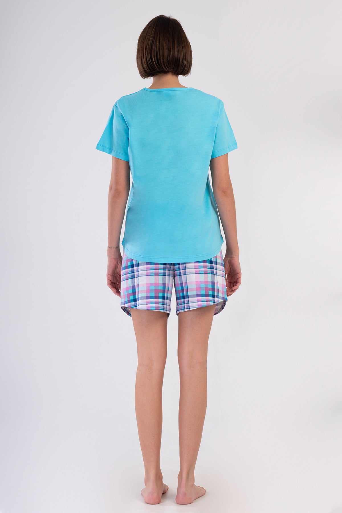 KADIN P.SUPREM XXL O YAKA KISA KOL ETEGI OVAL SORT TAKIM