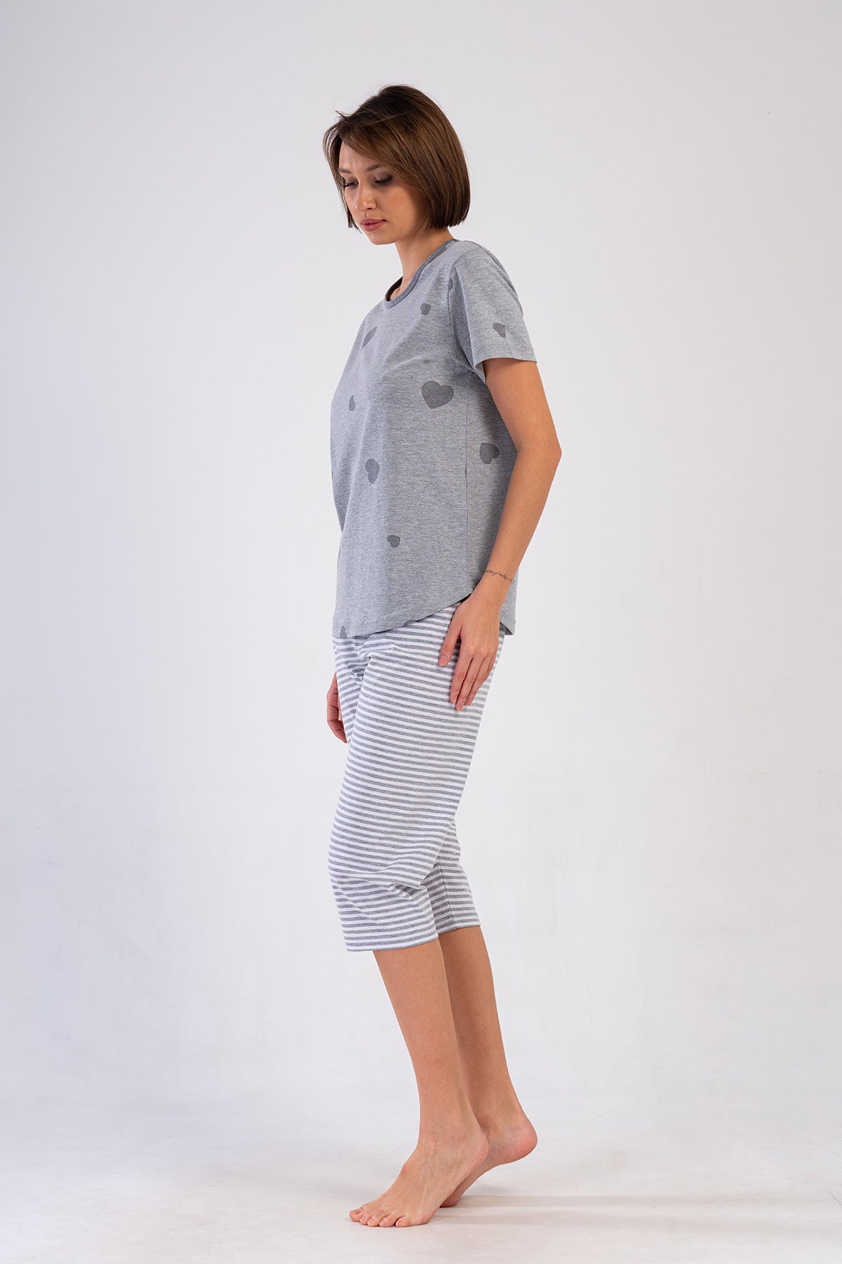 Woman Supreme Big Size Tora Capri Set