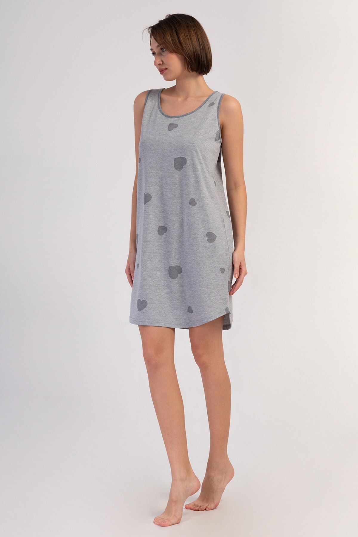 KADIN P.SUPREM O YAKA GENIS ASKILI ETEGI OVAL TUNIK