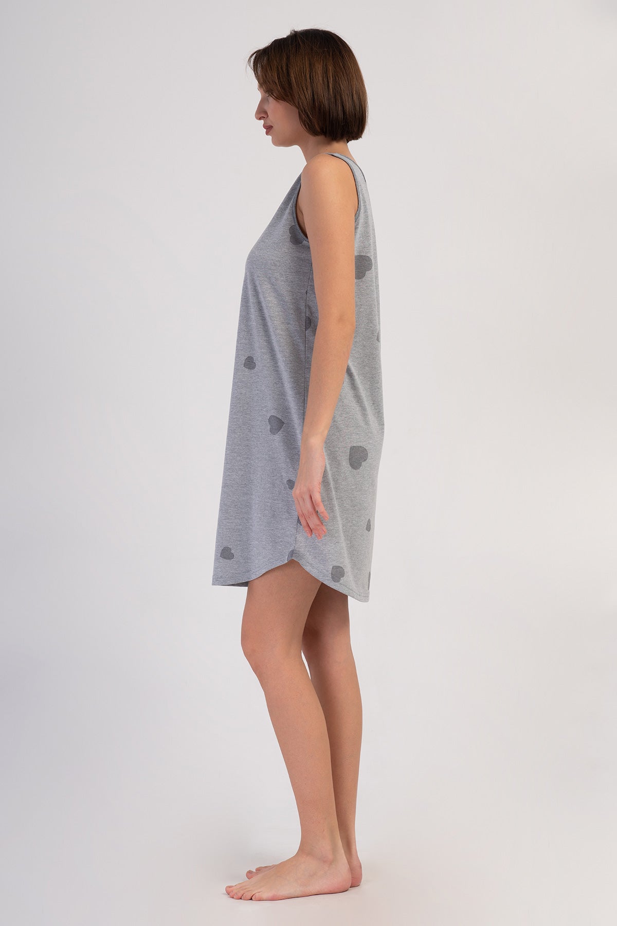 KADIN P.SUPREM O YAKA GENIS ASKILI ETEGI OVAL TUNIK