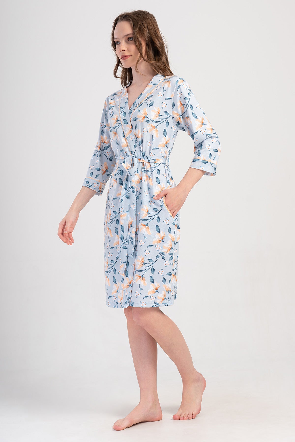 KADIN P.SUPREM 3/4KOL CEPLI SABAHLIK