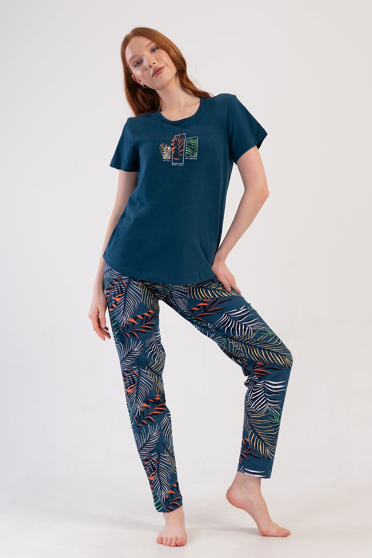 KADIN P.SUPREM XXL O YAKA KISA KOL ETEGI OVAL PIJAMA TAKIM