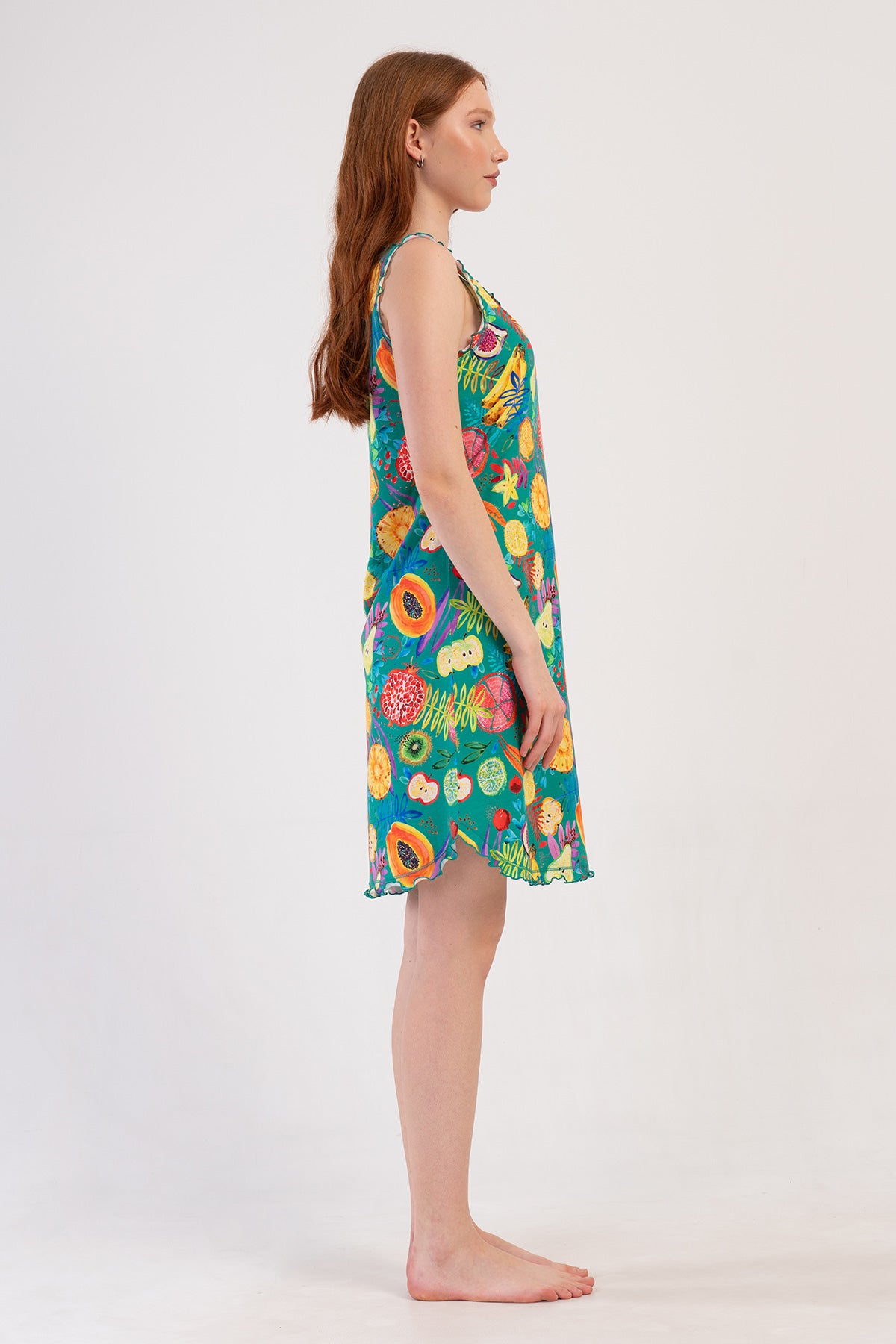 KADIN P.SUPREM GENIS ASKILI BIBILALI ETEGI OVAL TUNIK