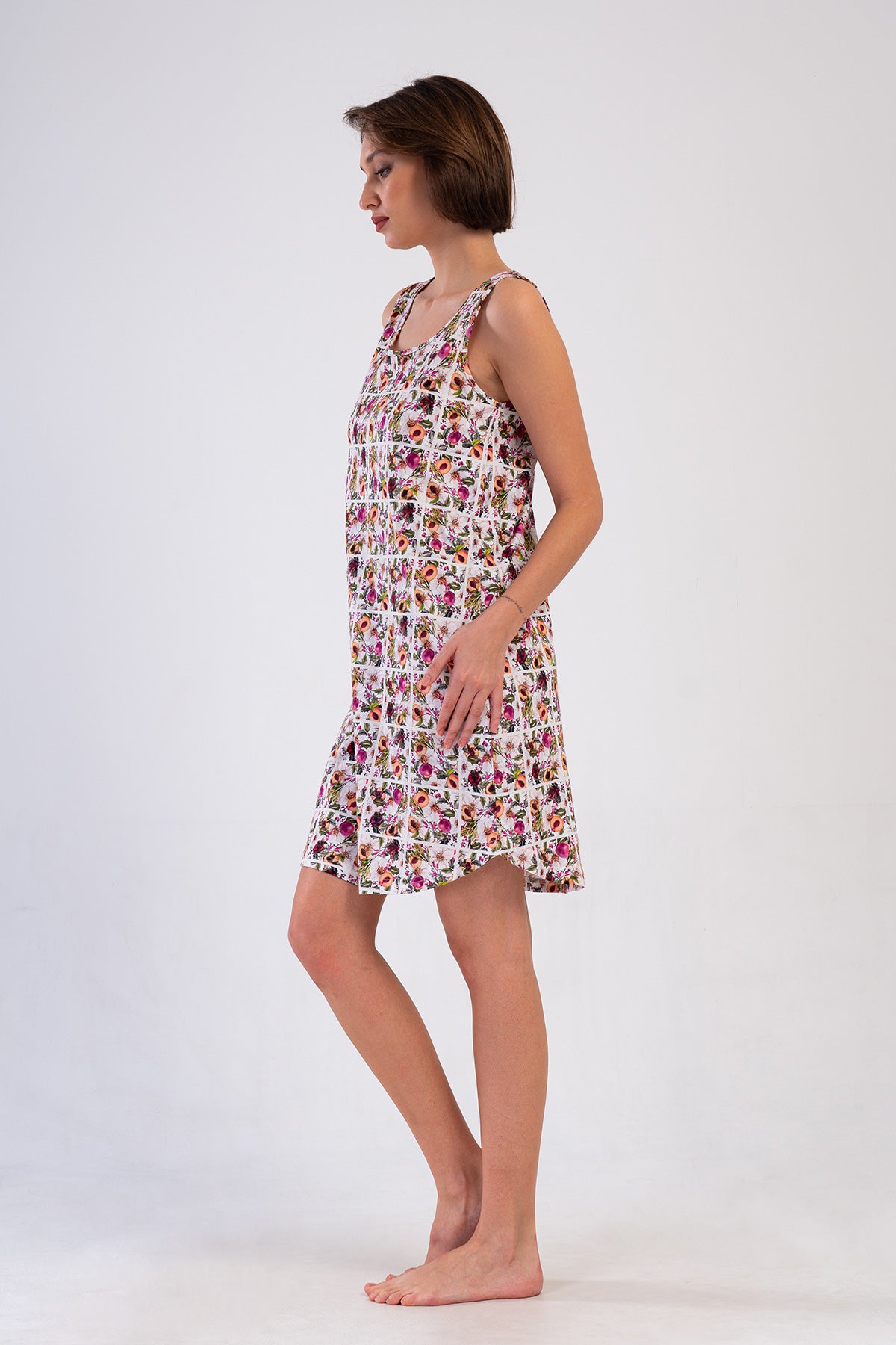 KADIN P.SUPREM O YAKA GENIS ASKILI ETEGI OVAL TUNIK