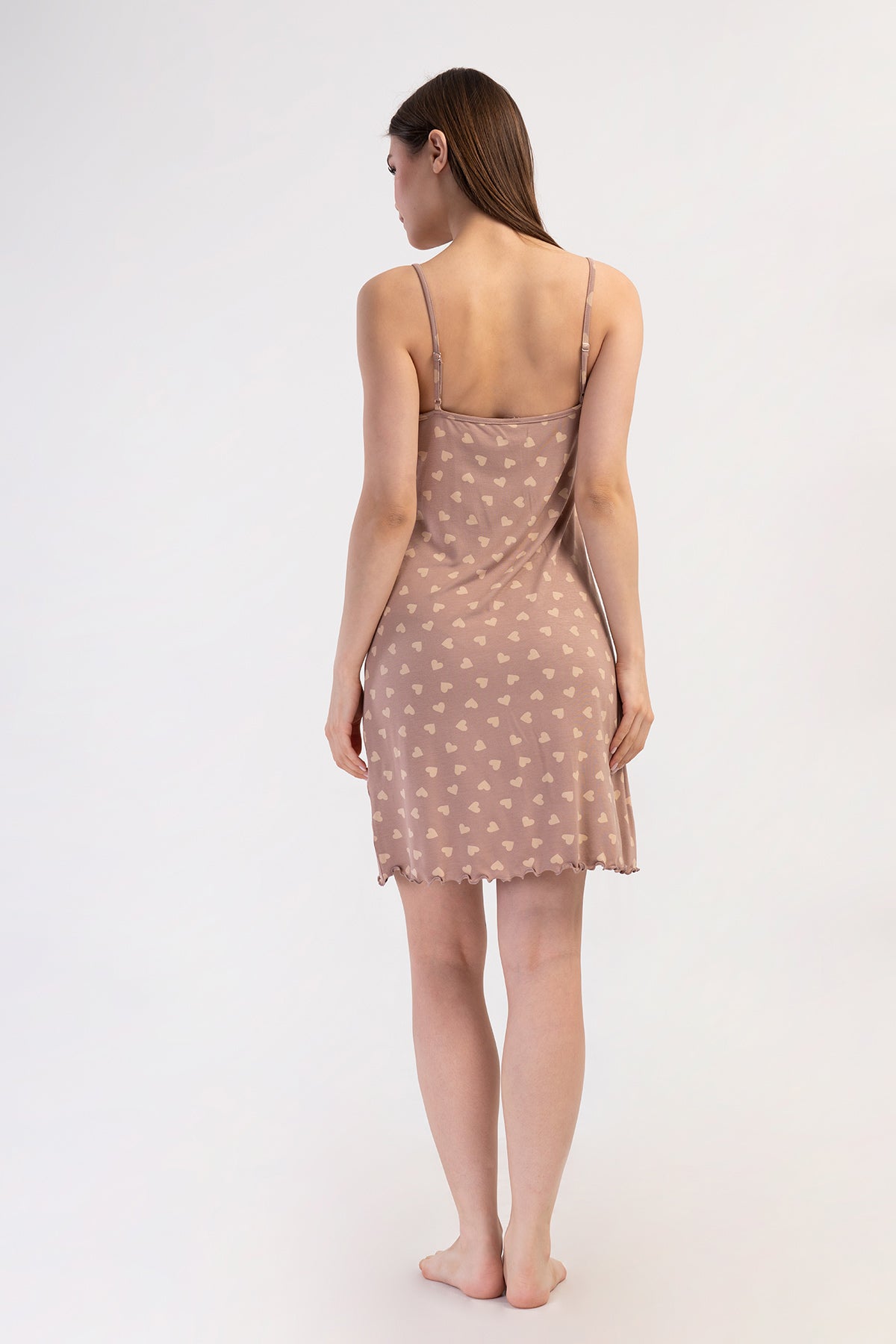 KADIN LYC VISCON V YAKA DANTELLI IP ASKILI BIBILALI TUNIK