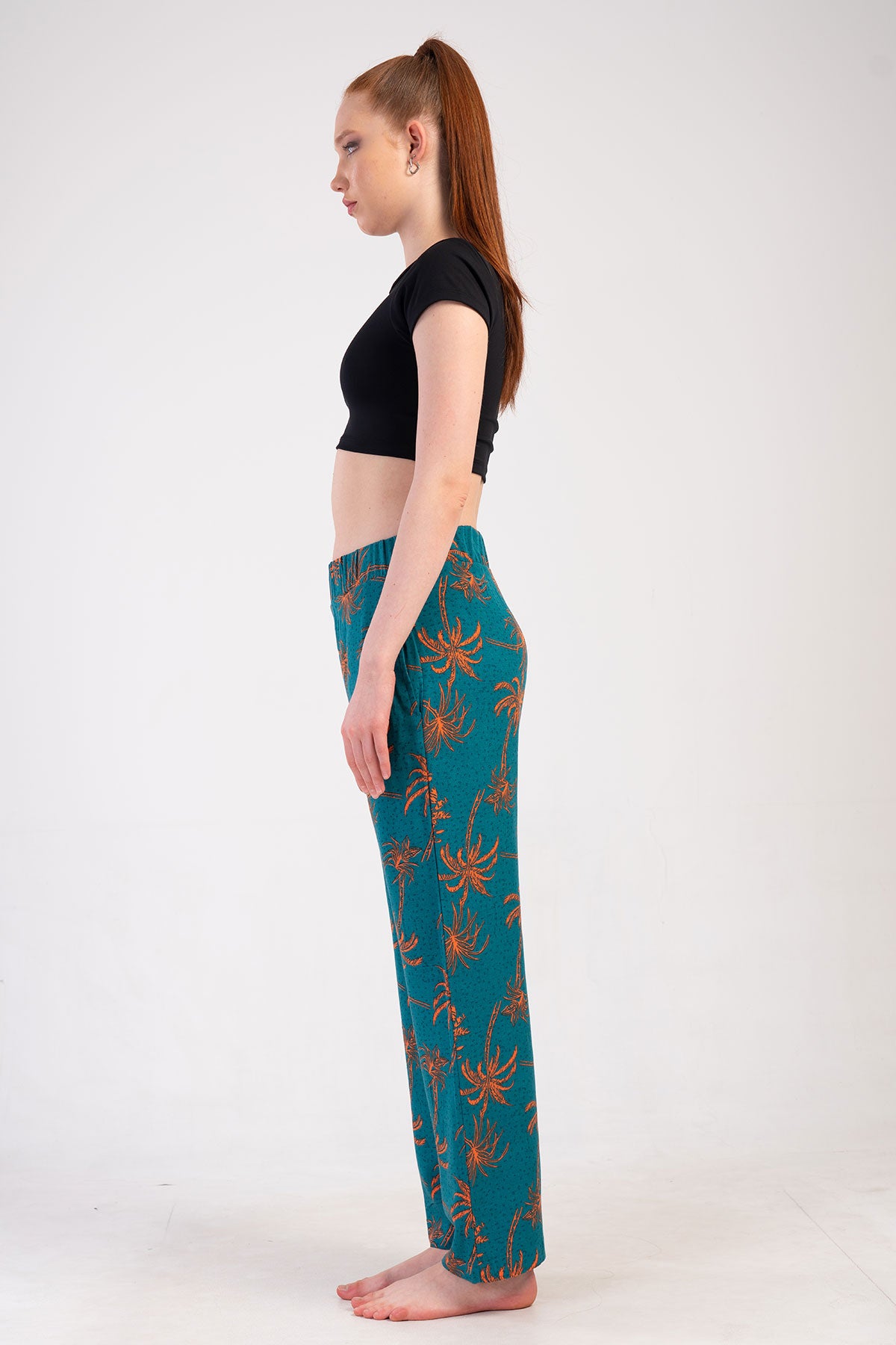 KADIN VISCON CEPLI TEK ALT PIJAMA