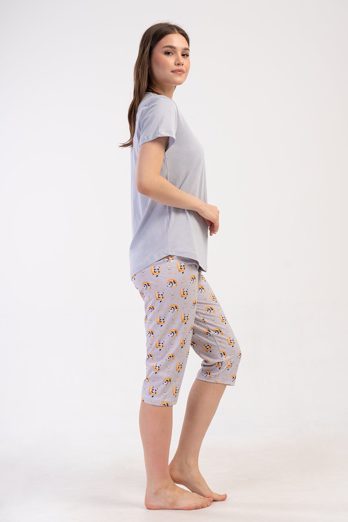 KADIN P.SUPREM O YAKA KISA KOL ETEGI OVAL KAPRI TAKIM