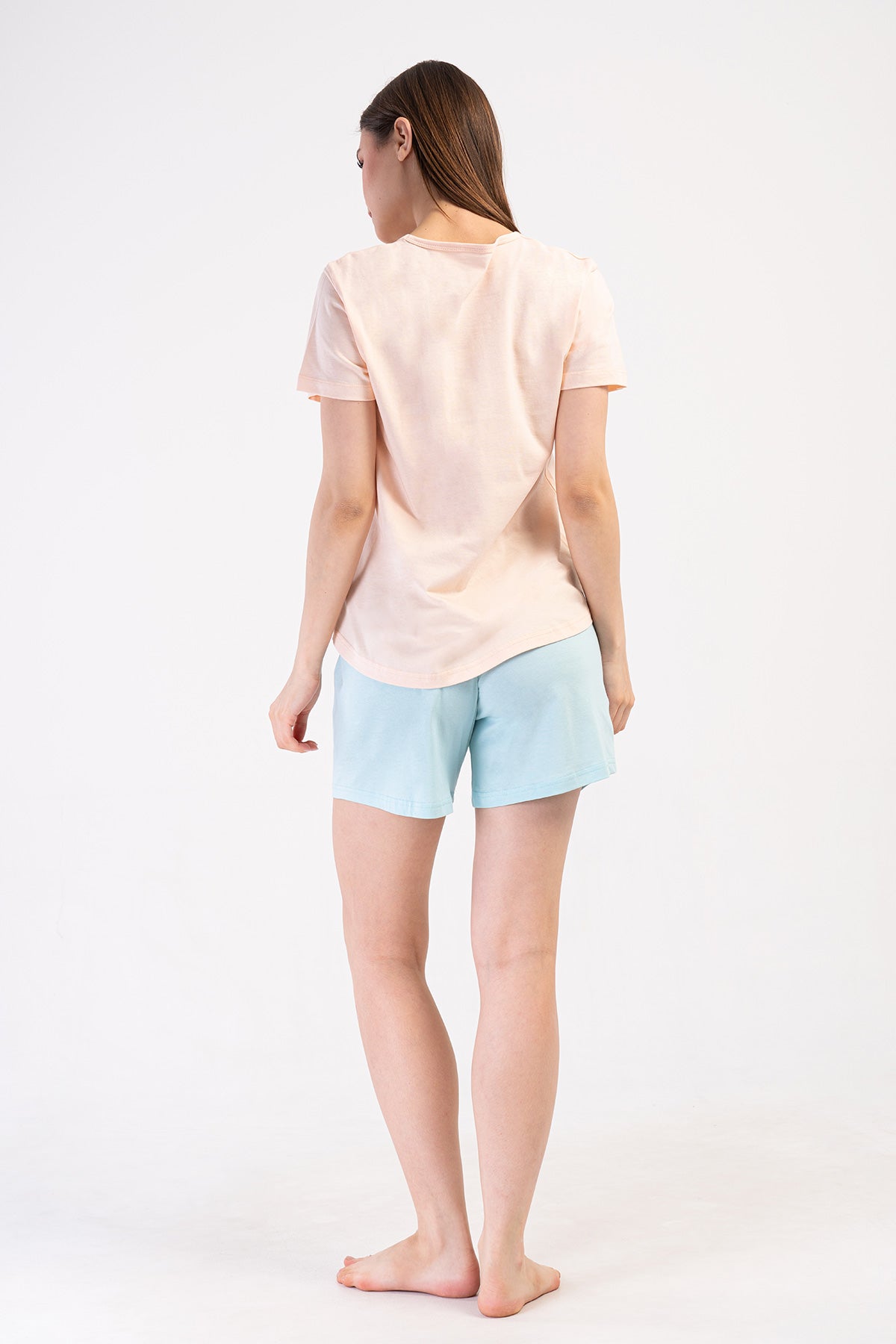 KADIN P.SUPREM O YAKA KISA KOL ETEGI OVAL SORT TAKIM